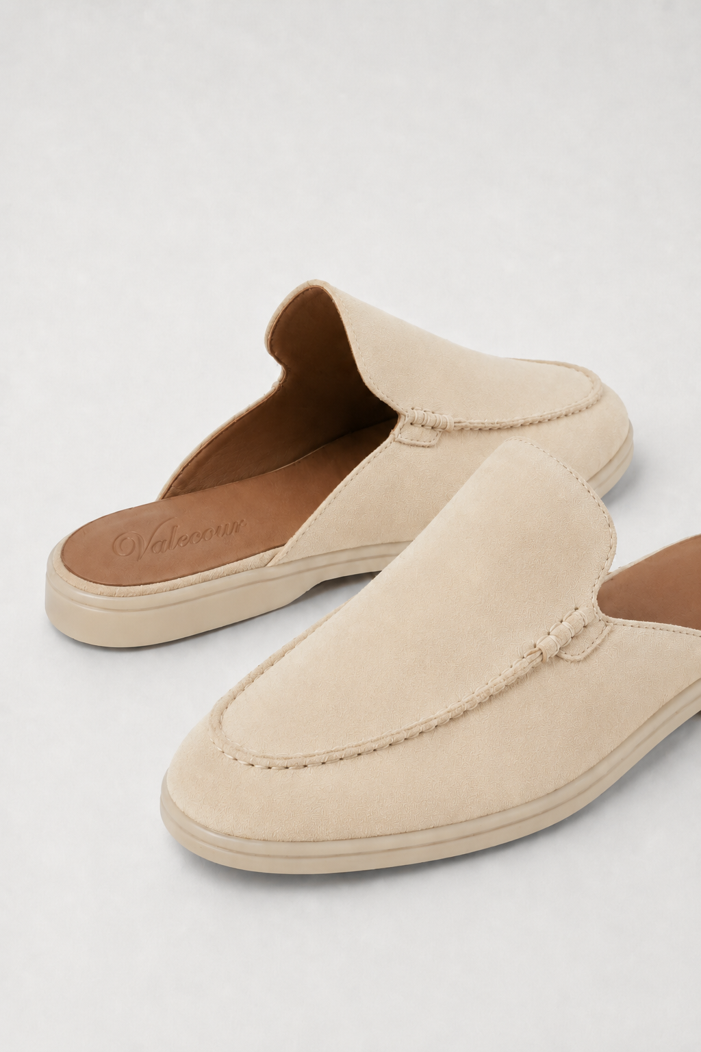 Ancestral Suede Mule Beige