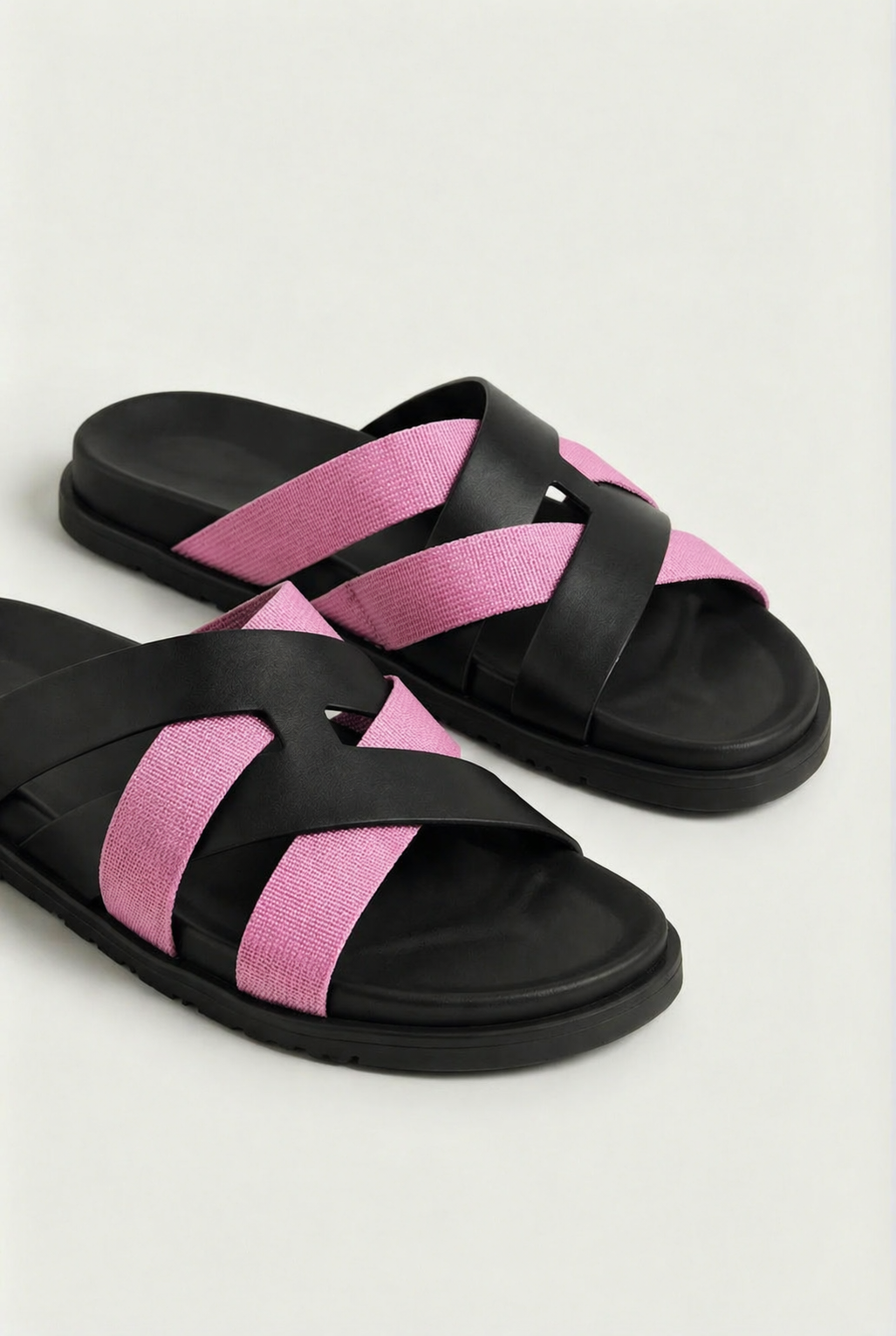 Alviro Sandal Nº1 Black/Pink