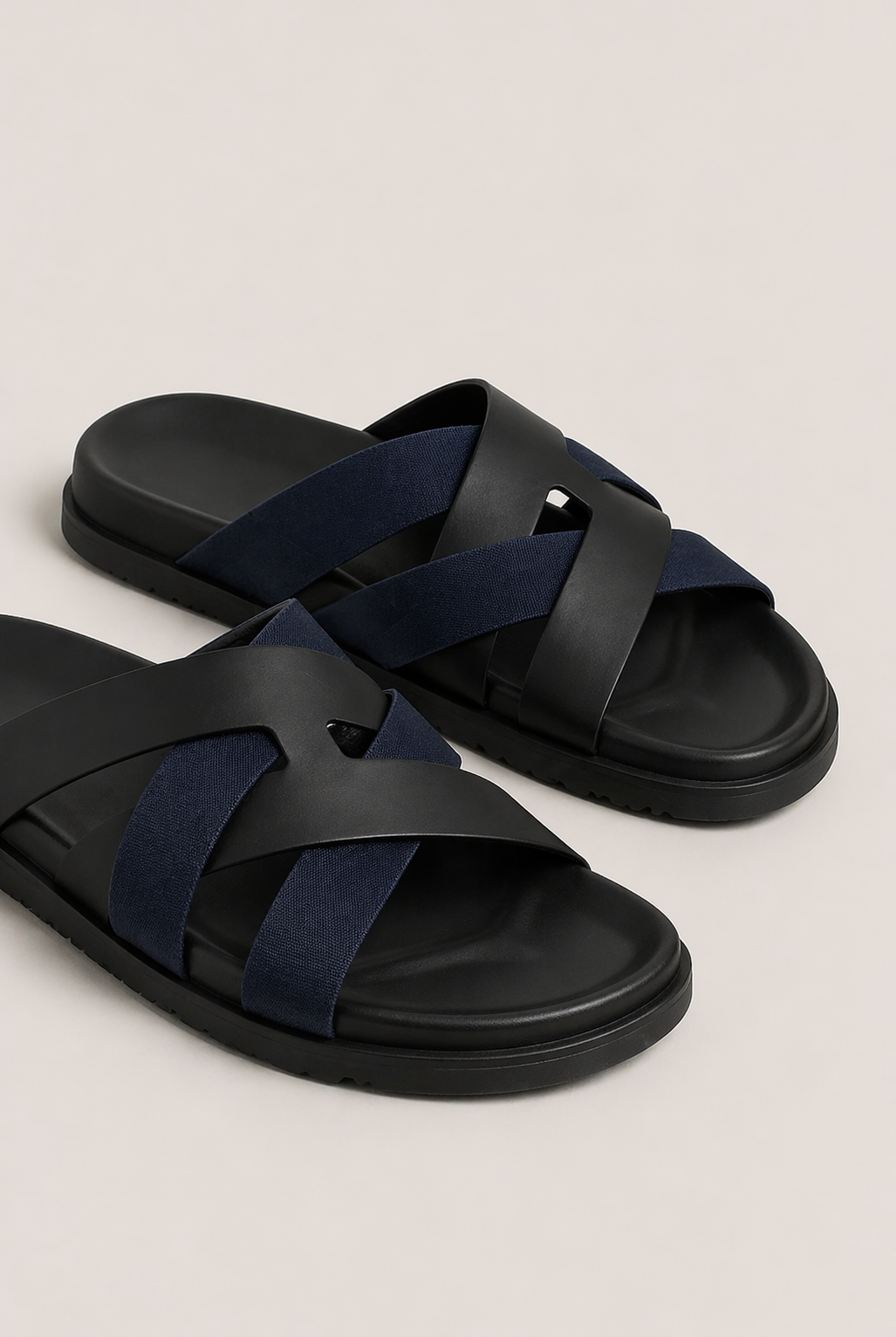Alviro Sandal Nº1 Navy/Black