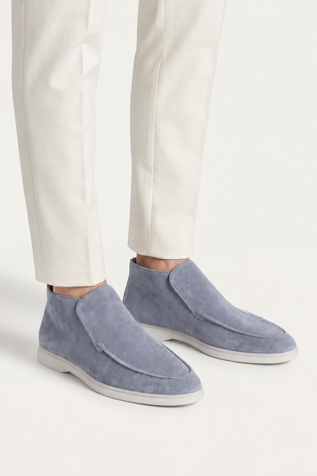 Cortina Suede Loafer Baby Blue