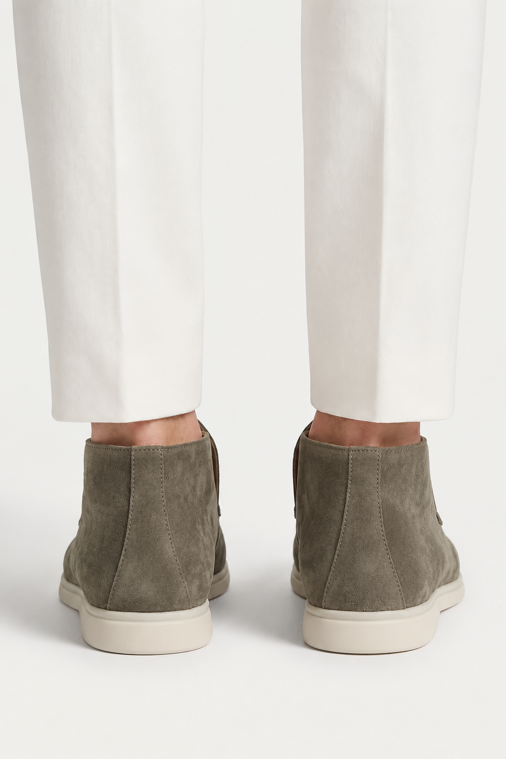 Cortina Suede Loafer Dark Taupe