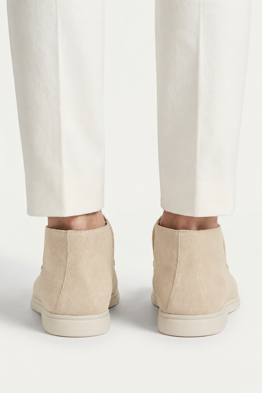 Cortina Suede Loafer Light Beige