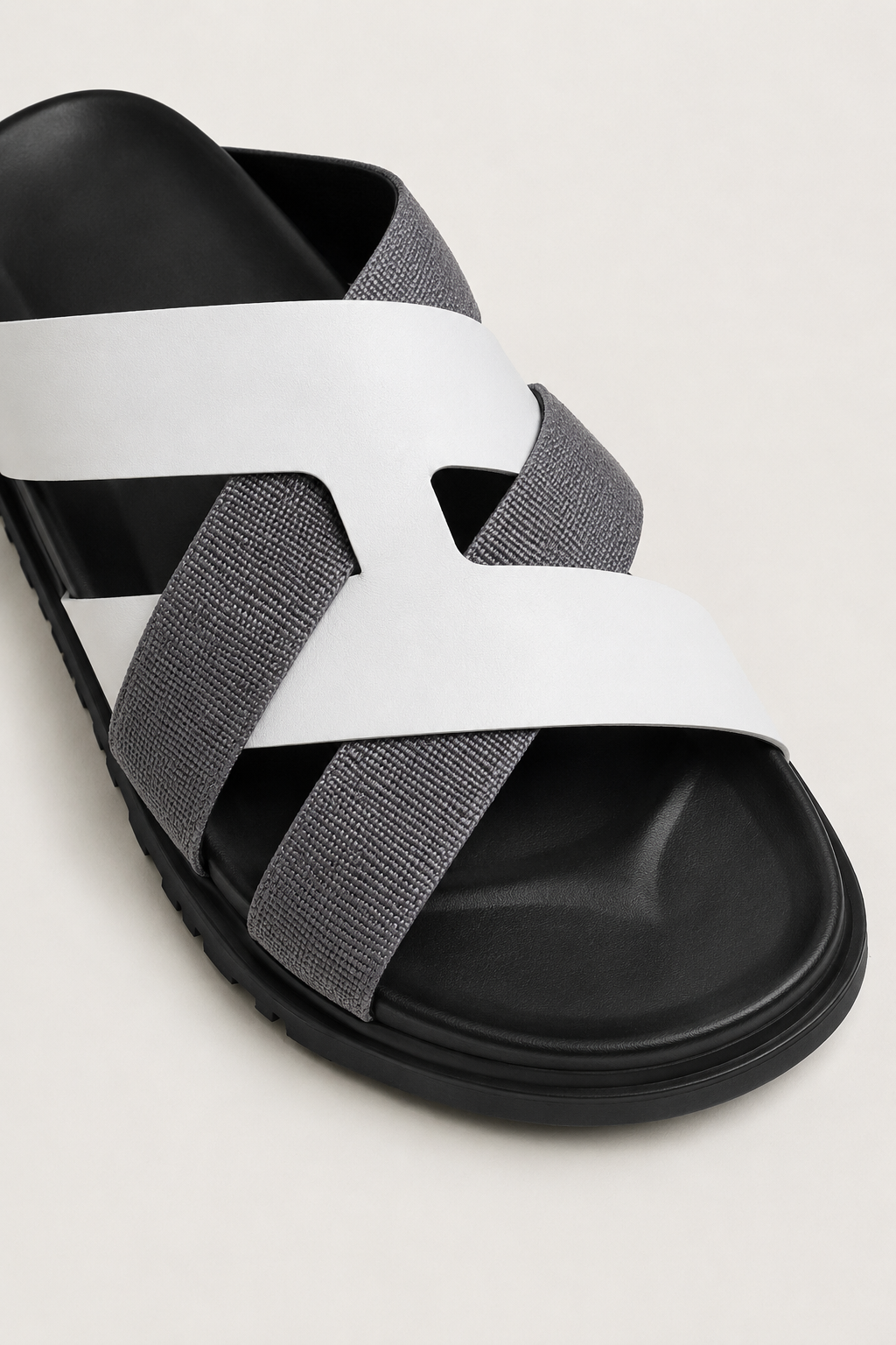 Alviro Sandal Nº1 White/Silver