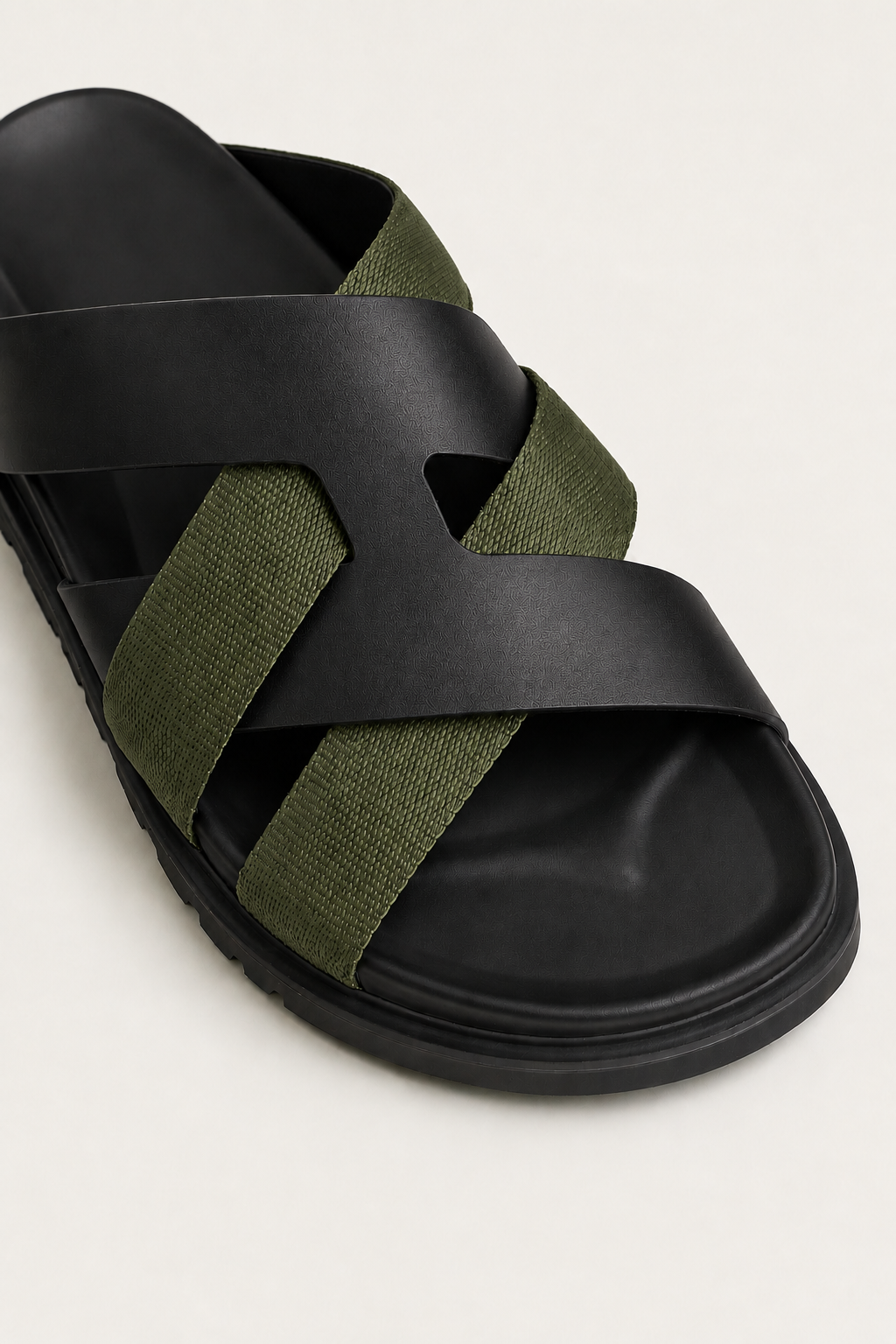 Alviro Sandal Nº1 Olive/Black