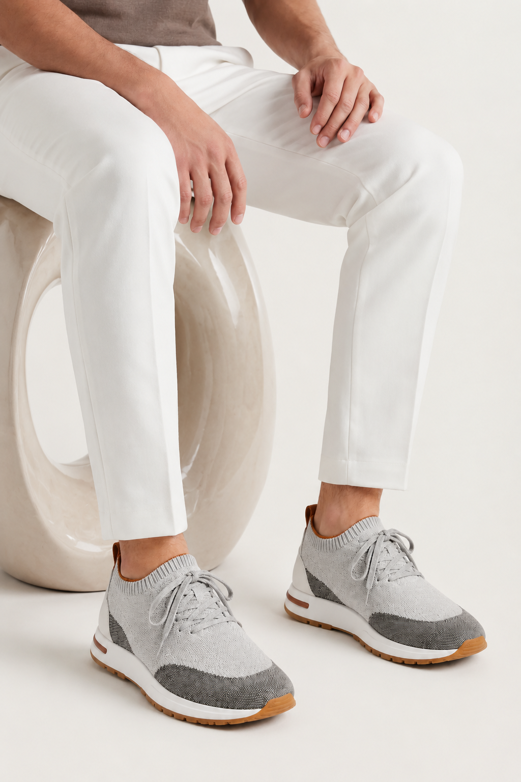 Selano Mesh Slip-On Gray