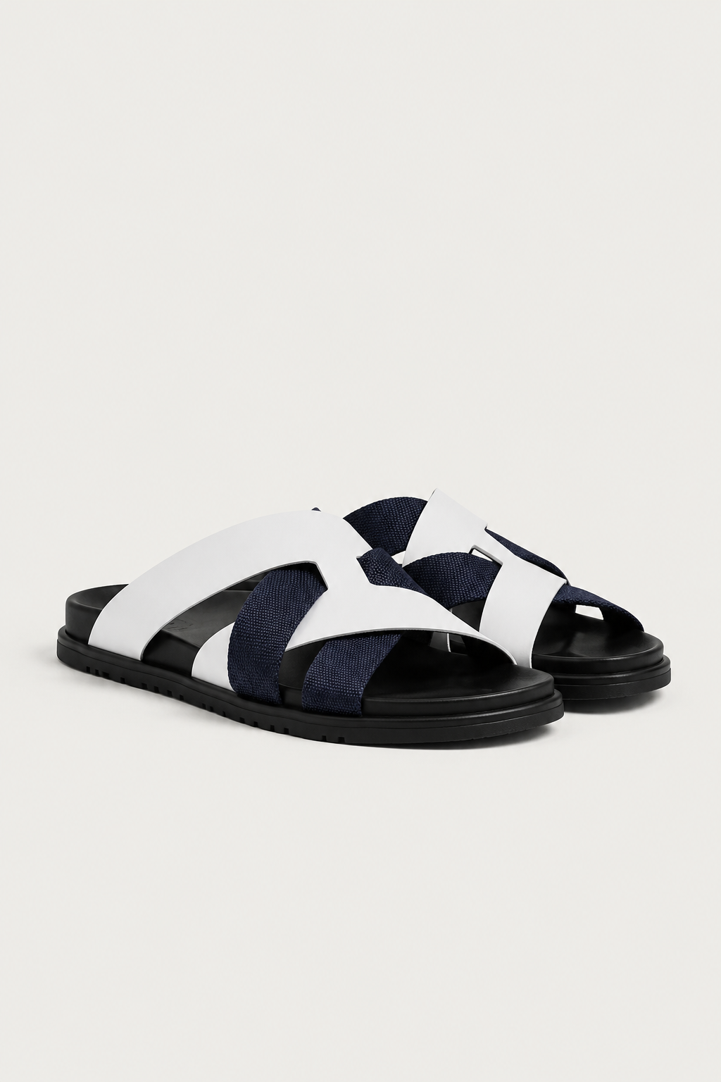 Alviro Sandal Nº1 White/Navy