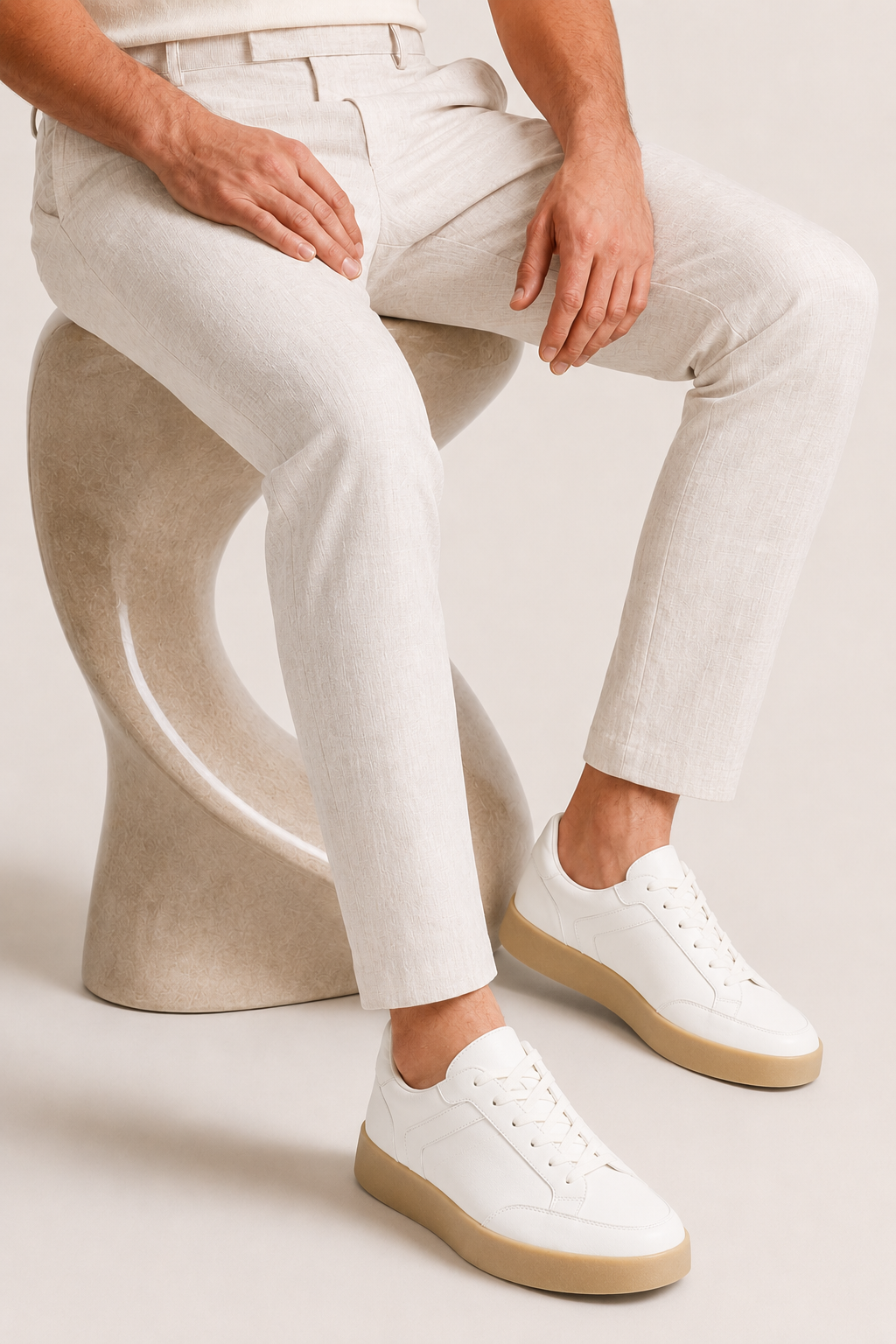 Verona Leather Sneaker White