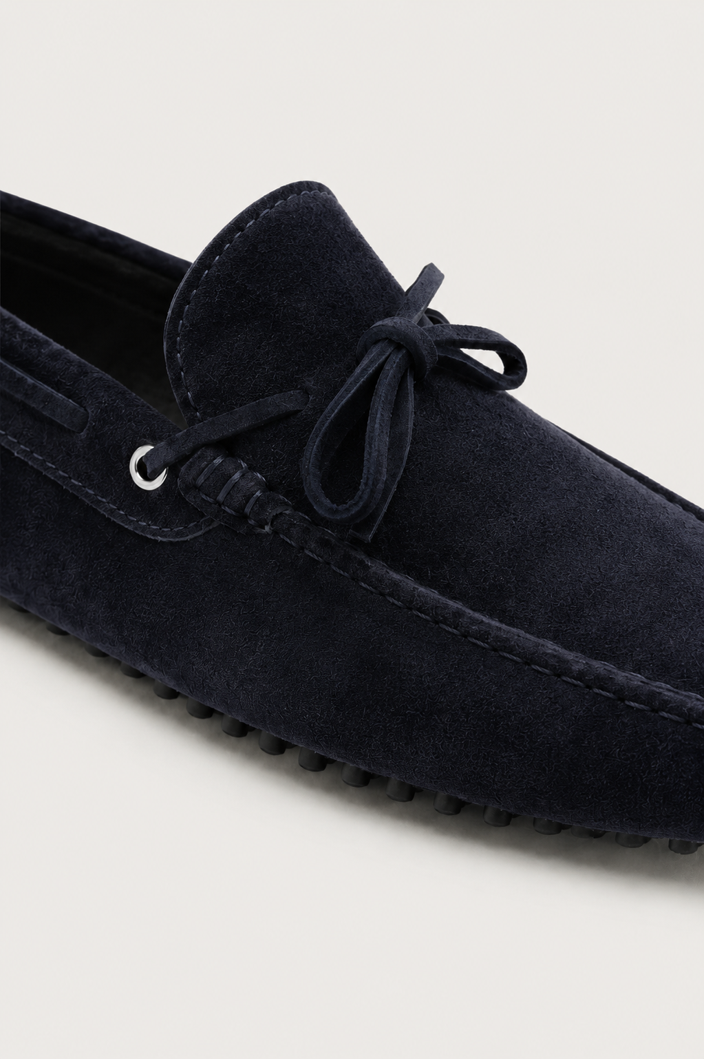 Capri Suede Moccasin Navy