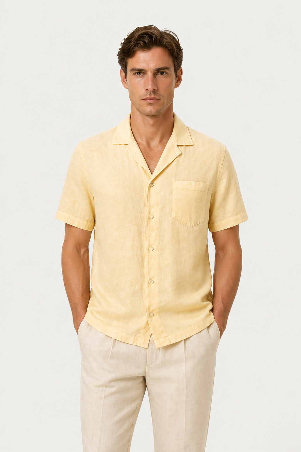 Seaside Comfort Shirt Olive Yellow