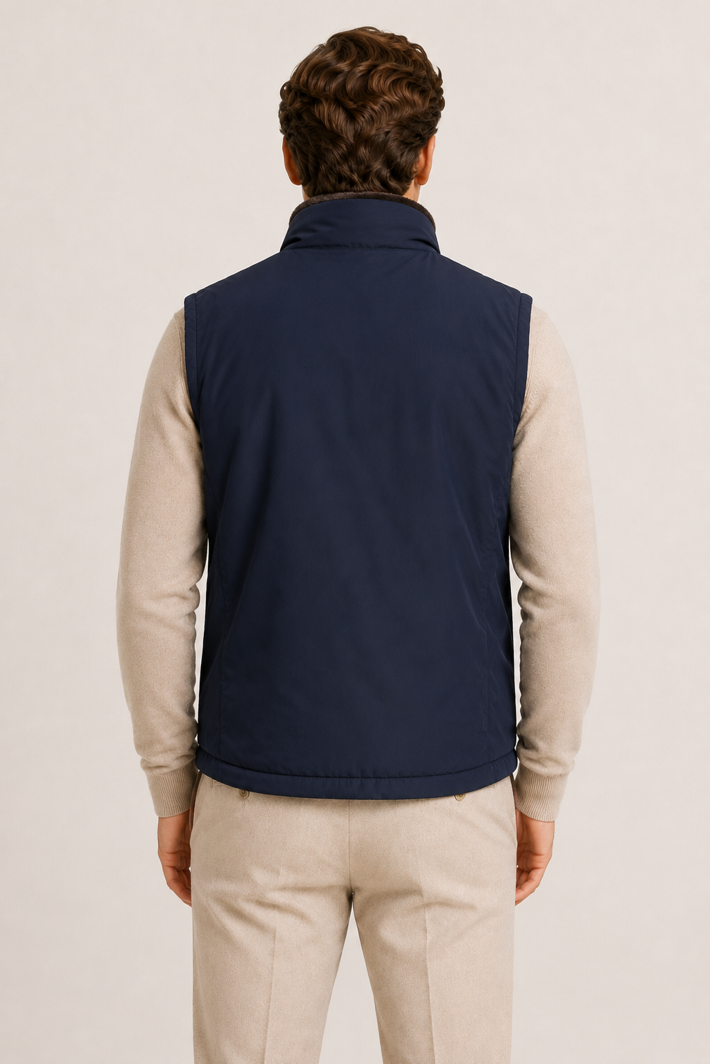 Alpina Fur Bodywarmer Navy