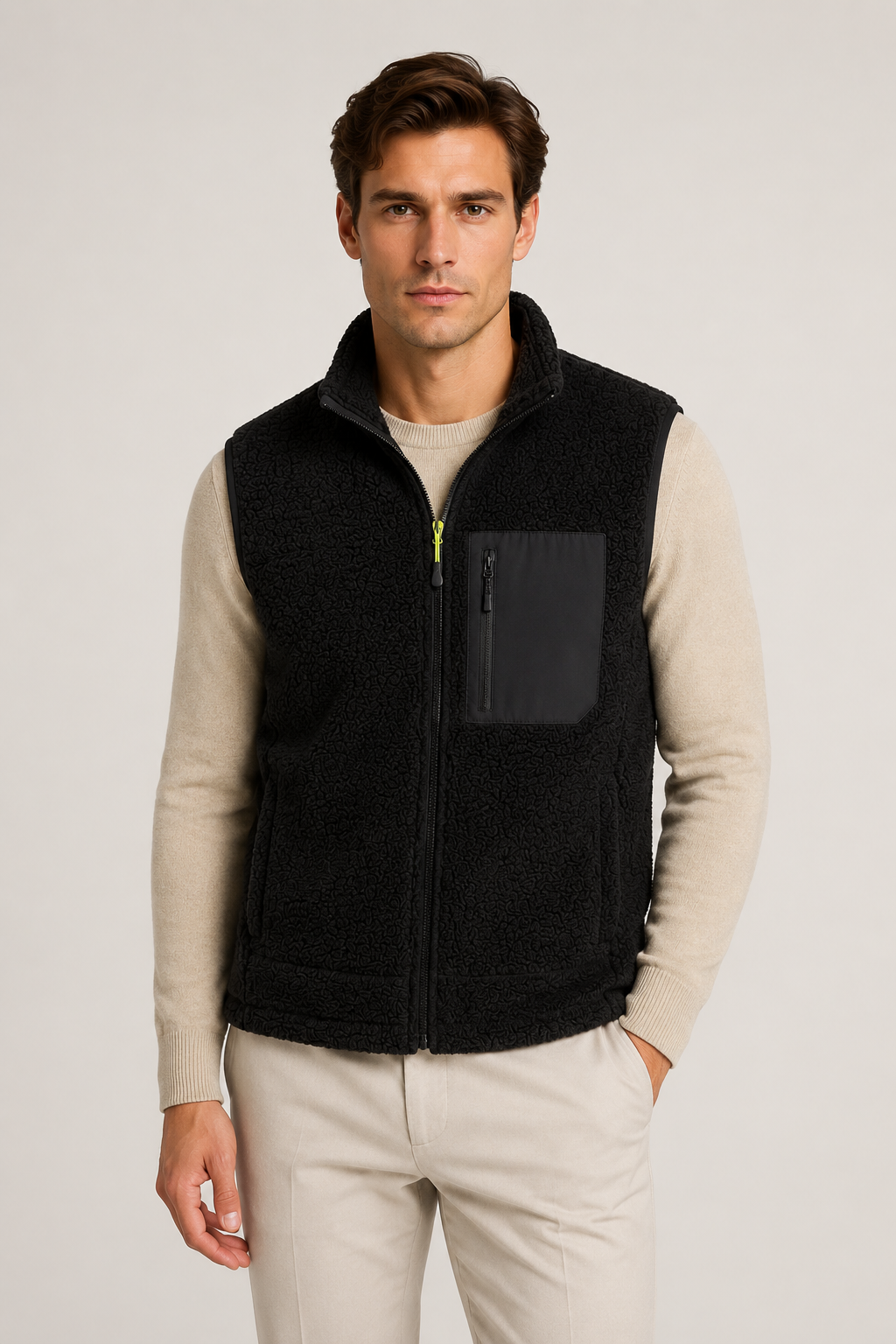 Montreux Fleece Gilet Black