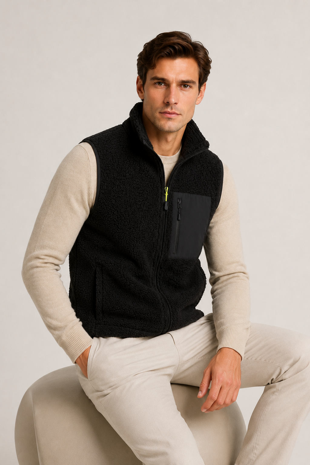 Montreux Fleece Gilet Black