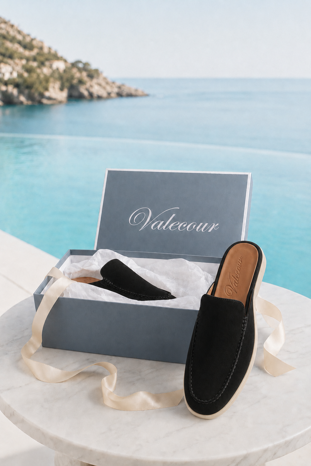 Ancestral Suede Mule Black