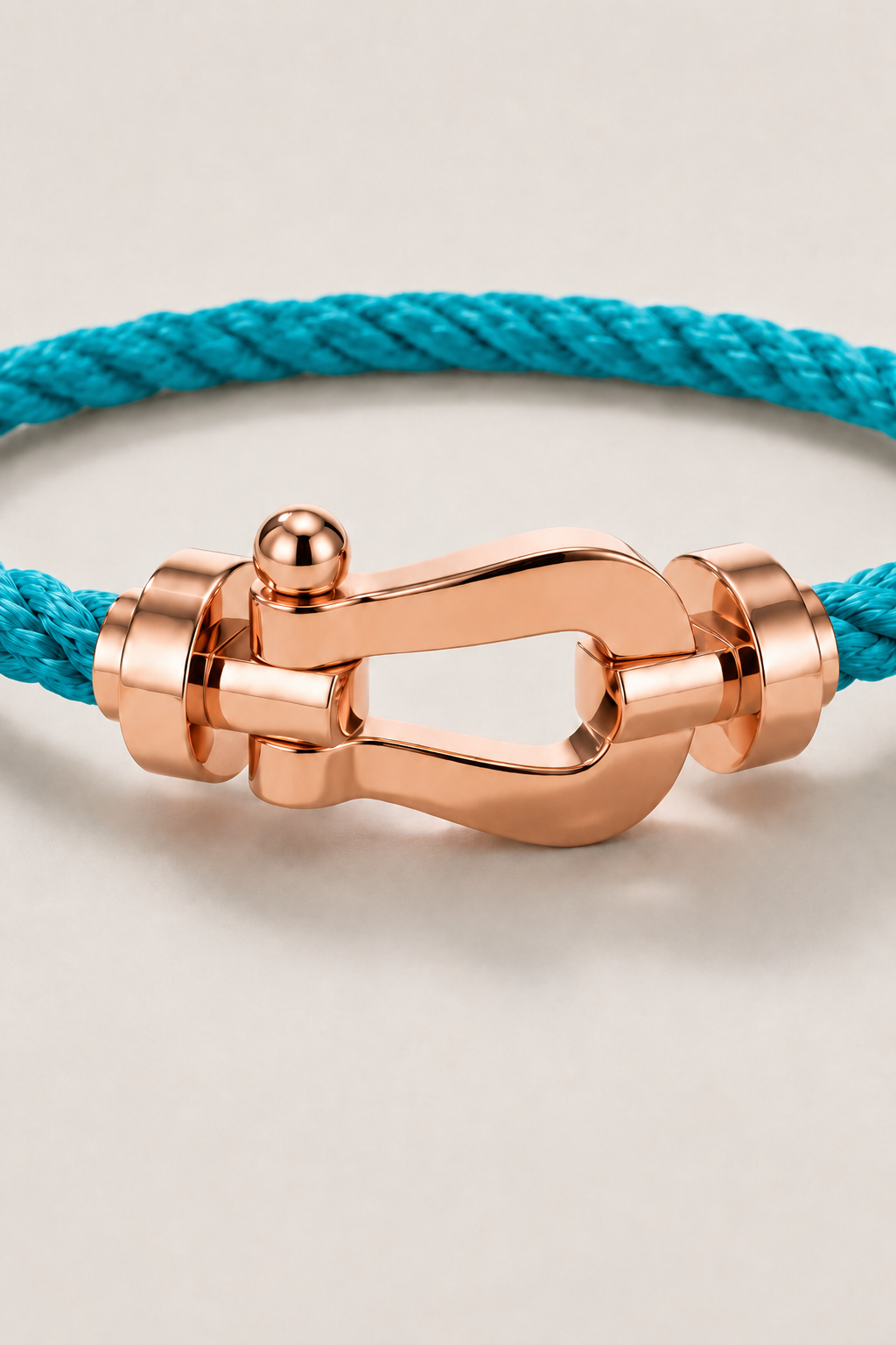 Aurelio Bracelet Light Blue / Rose Gold