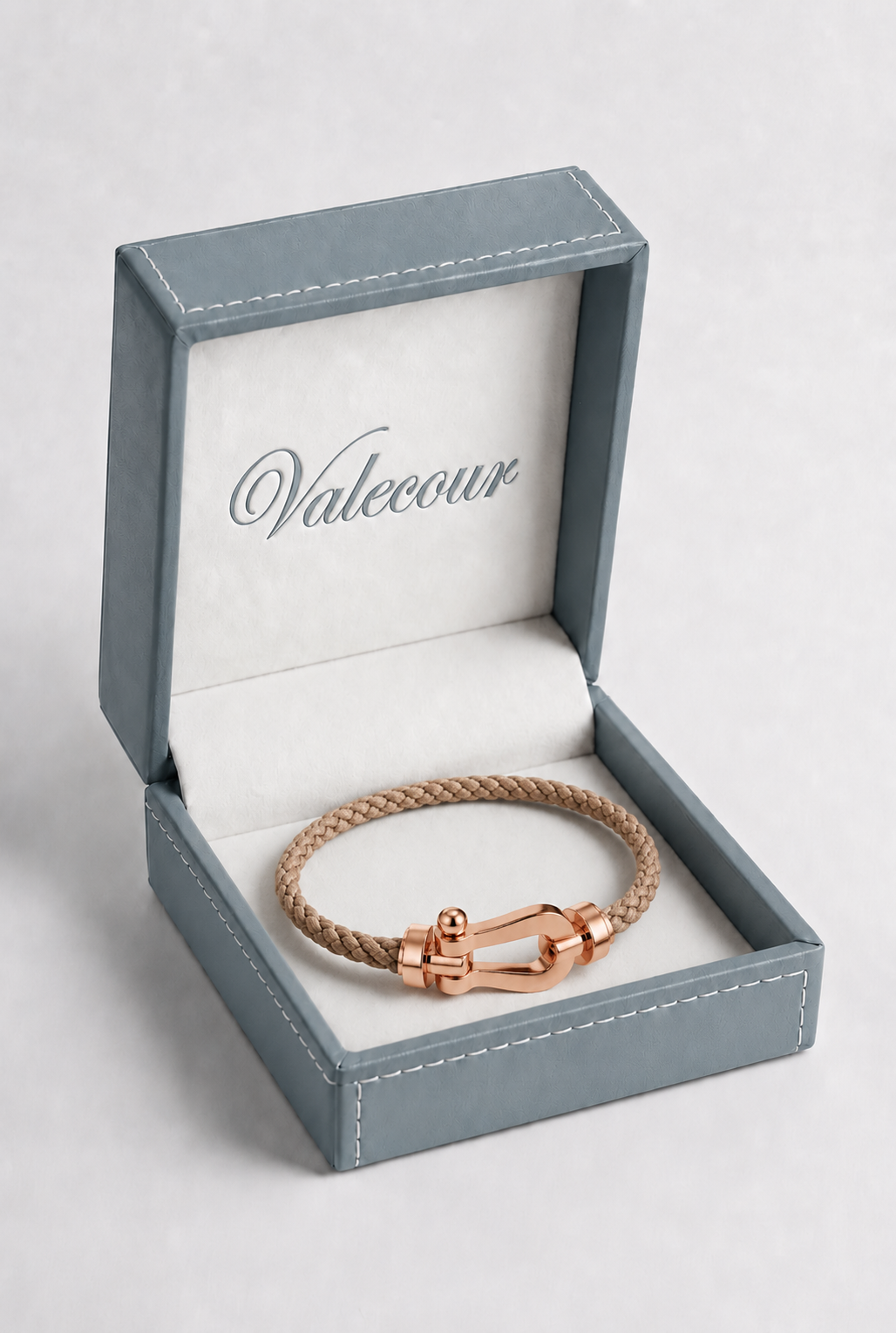 Aurelio Bracelet Light Brown / Rose Gold