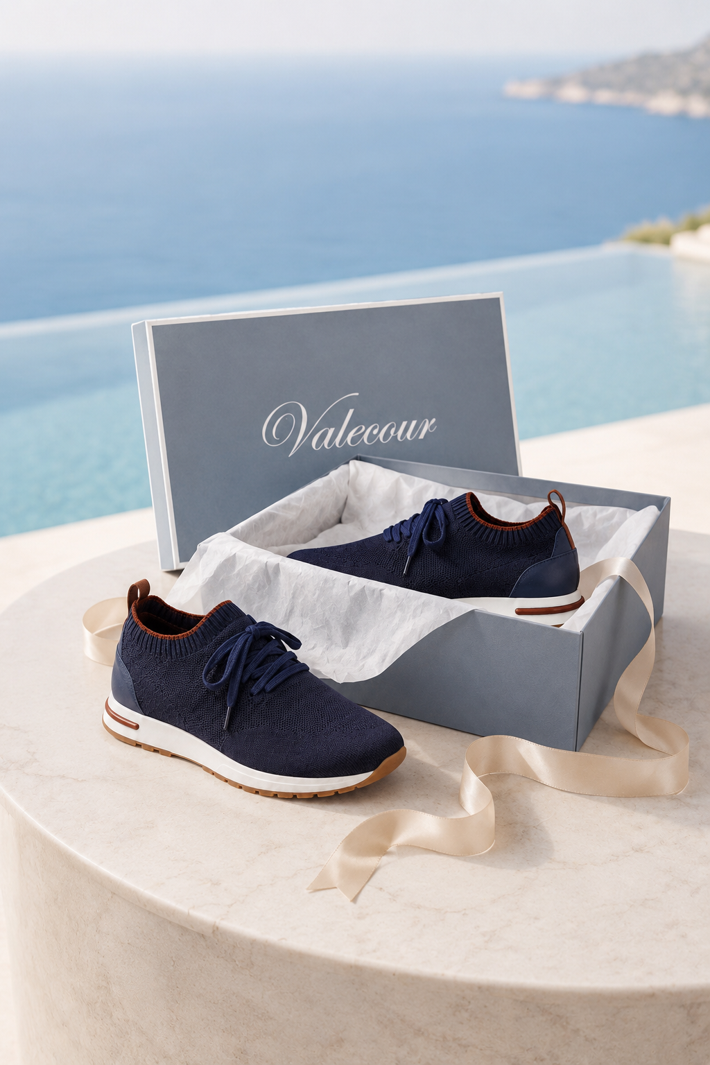 Selano Mesh Slip-On Dark Blue
