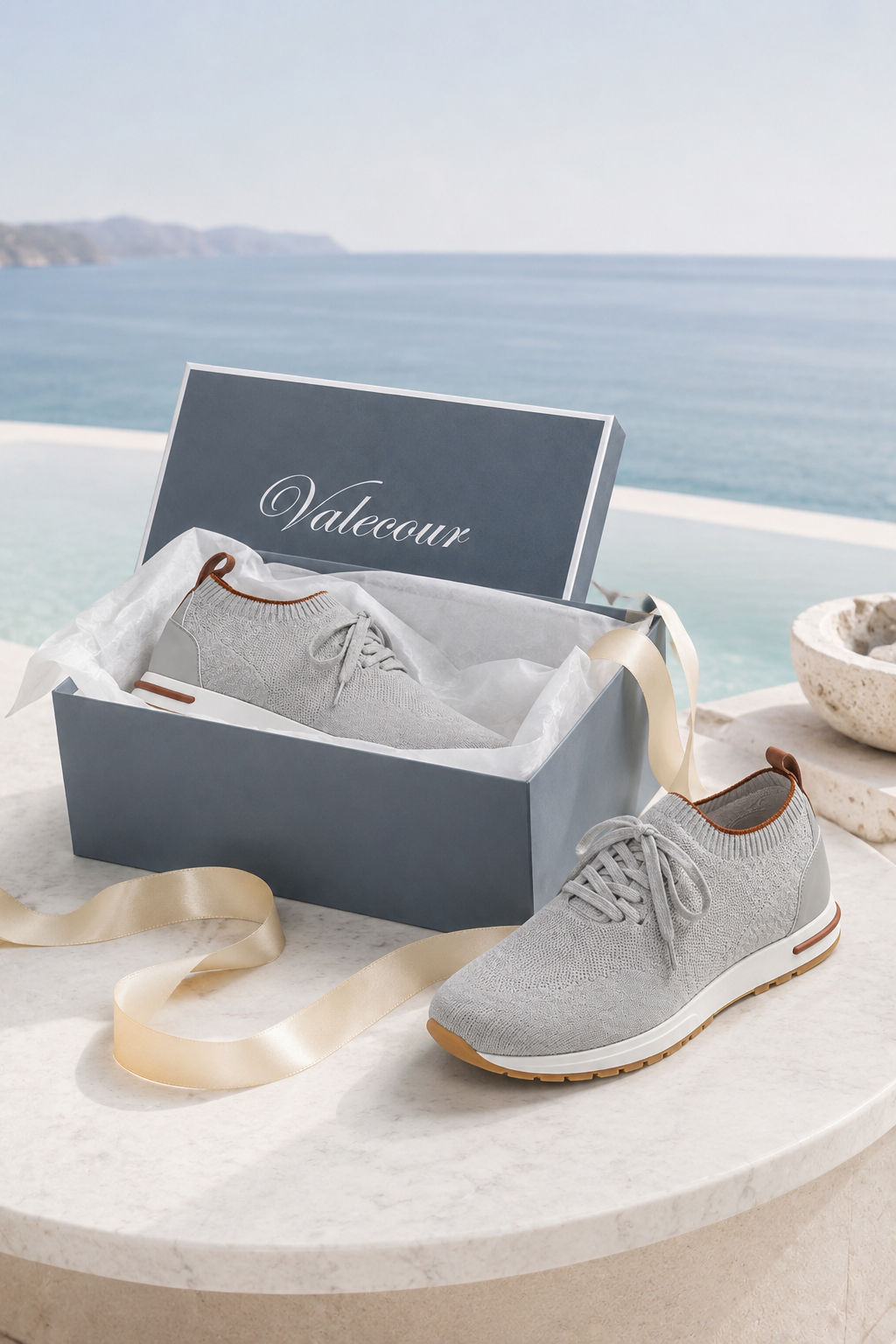 Selano Mesh Slip-On Light Gray