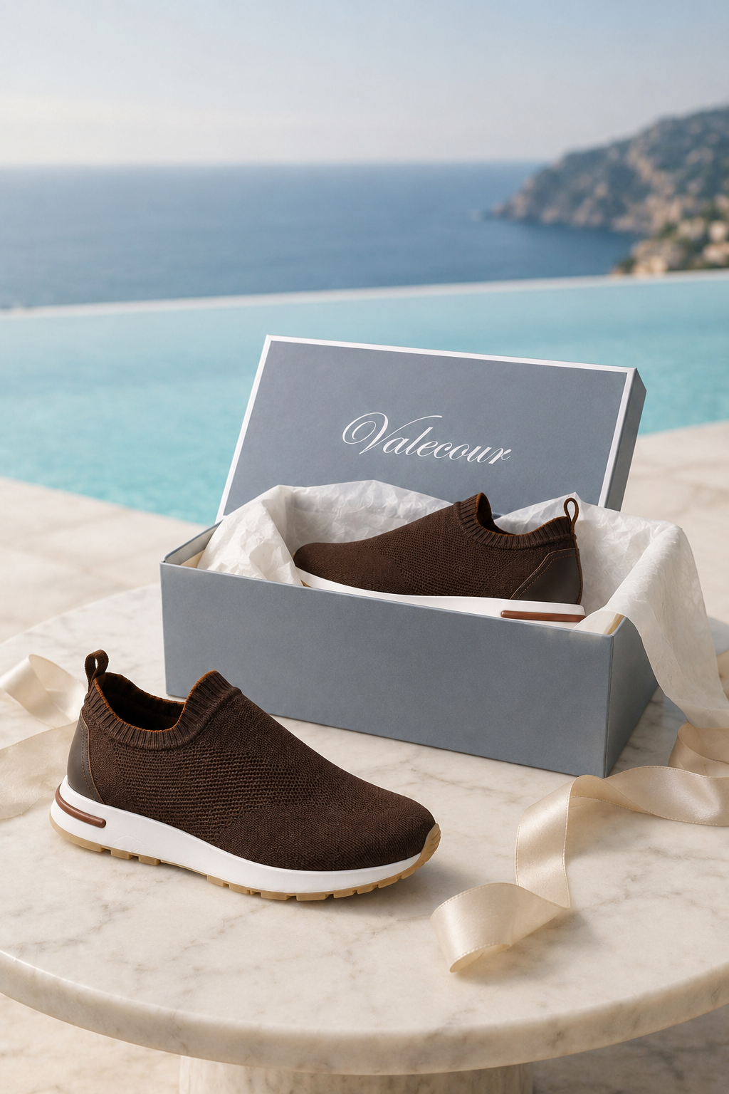 Milano Mesh Slip-On Brown