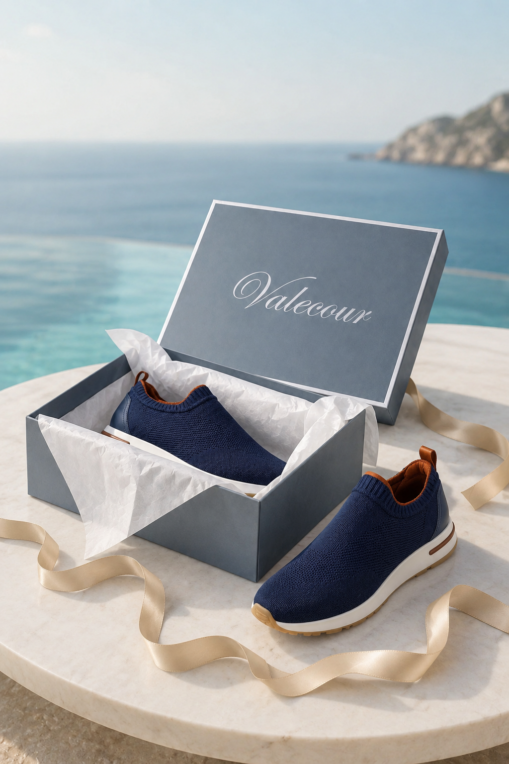 Milano Mesh Slip-On Navy