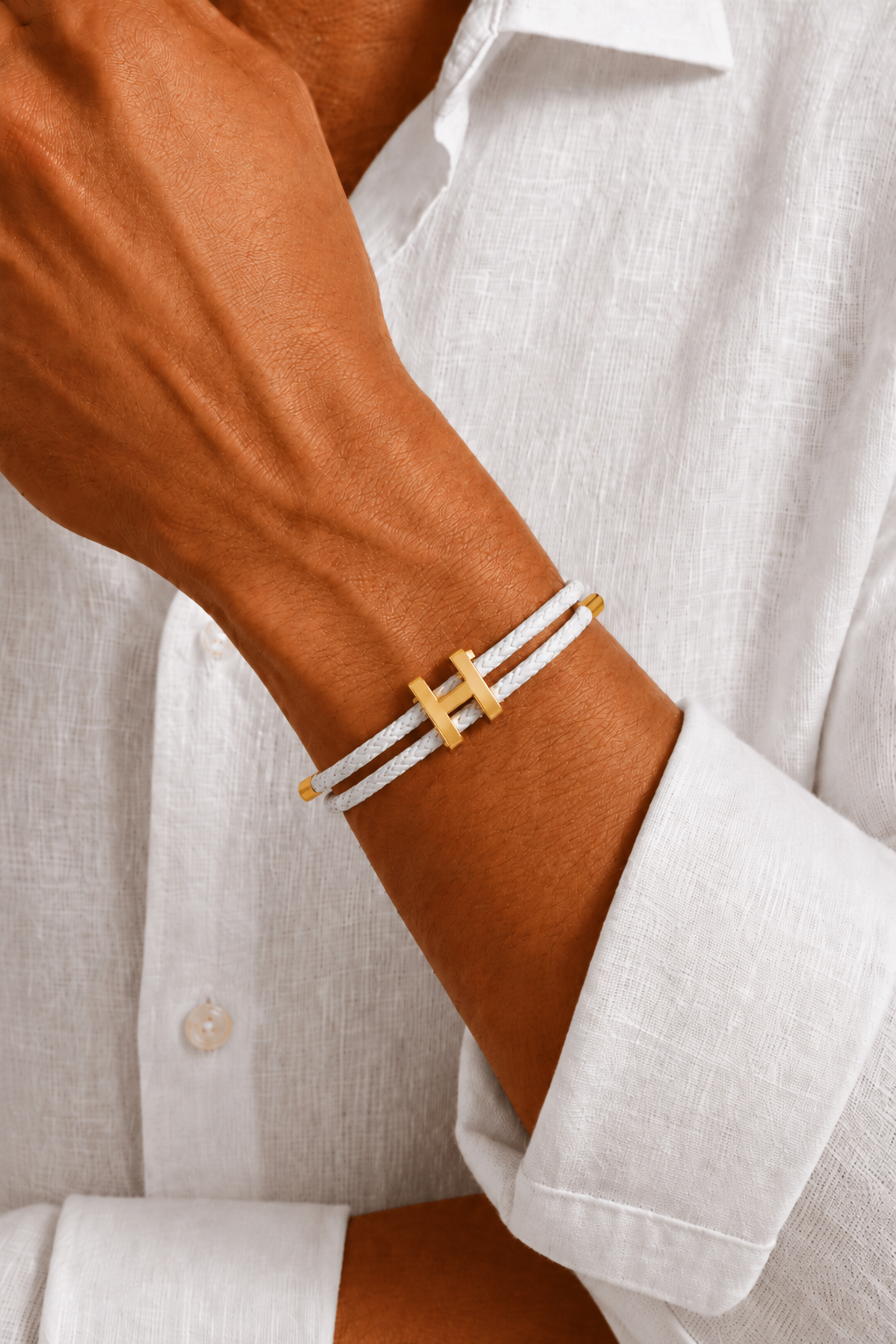 Valecour Bracelet White/Gold