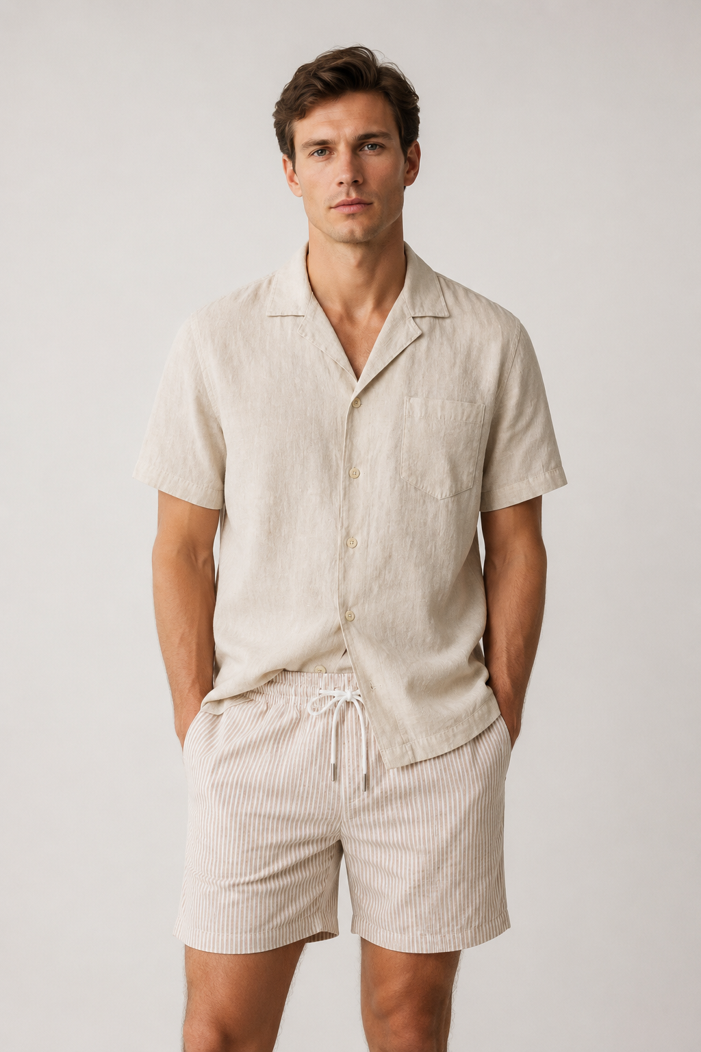 Toulon Short White/Sand