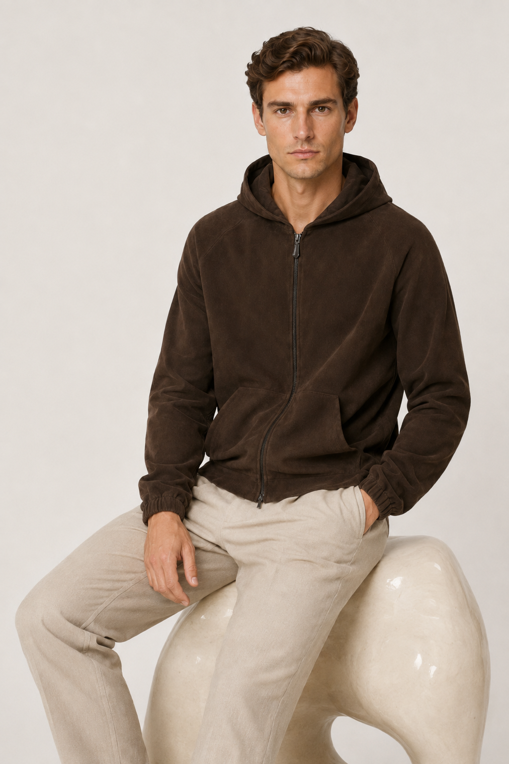 Alfi Wool Hooded Blouson