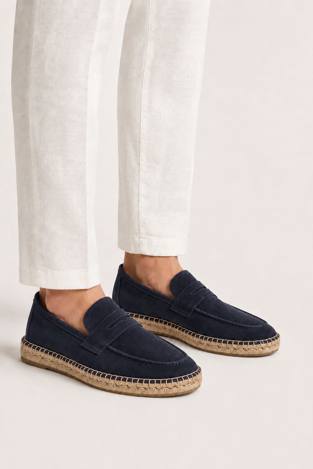 Como Suede Espadrille Navy