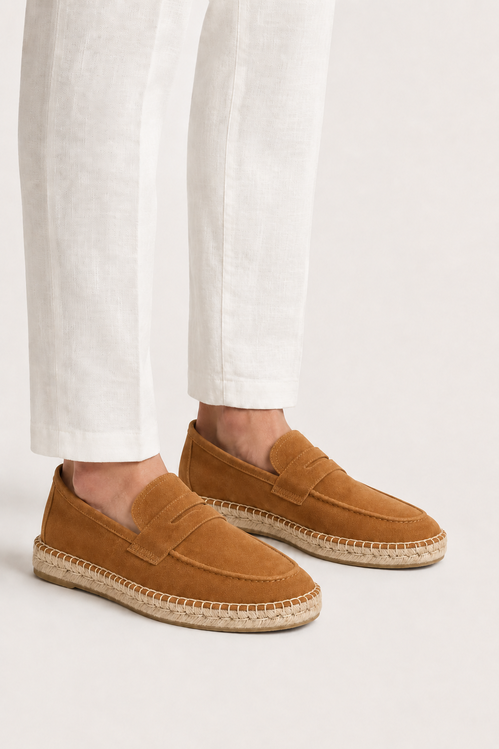 Como Suede Espadrille Brown