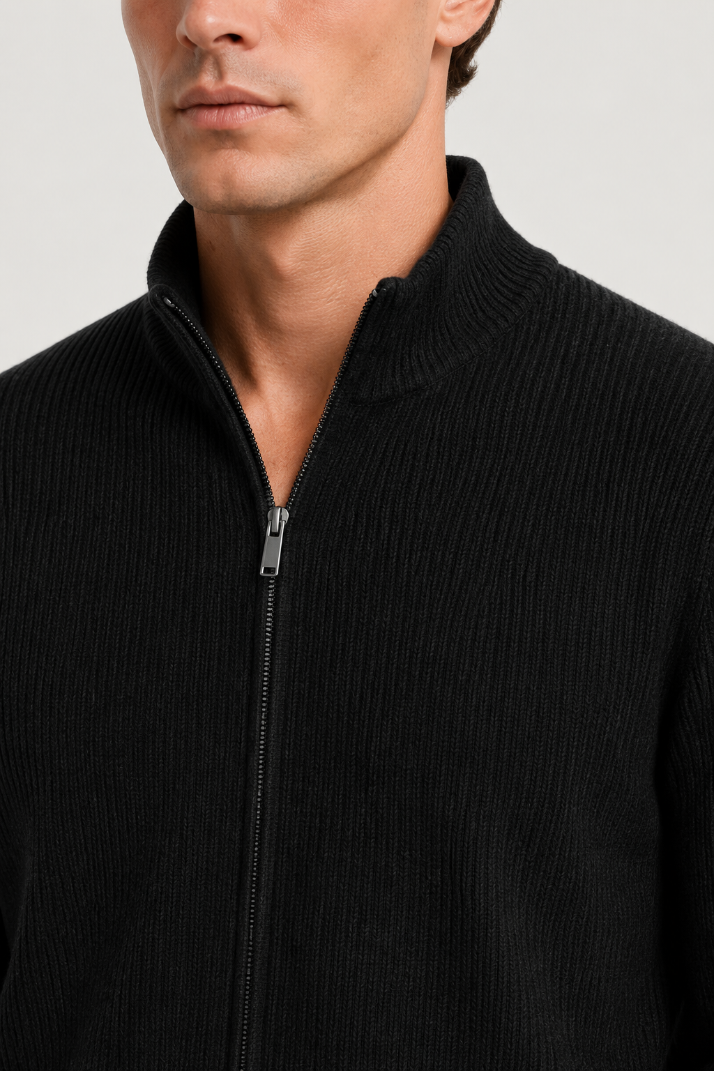 Lodève Zip Knit Black