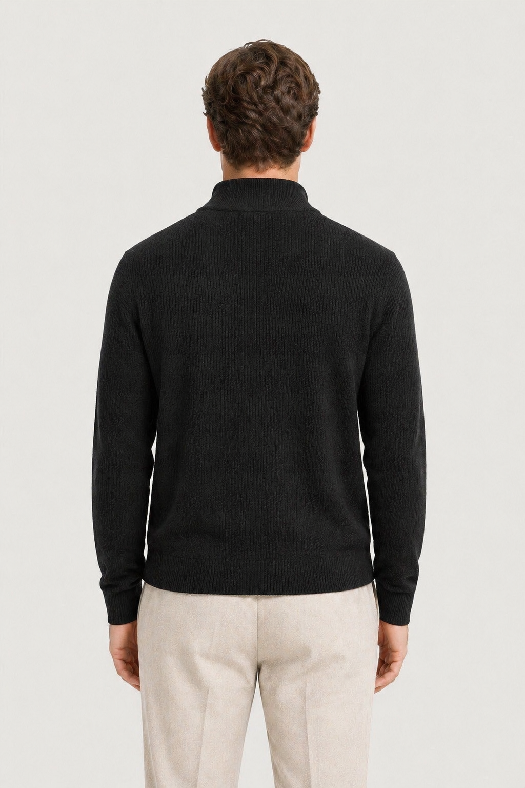 Lodève Zip Knit Black