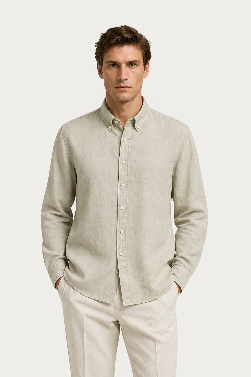 Haute Linen Shirt Light Green