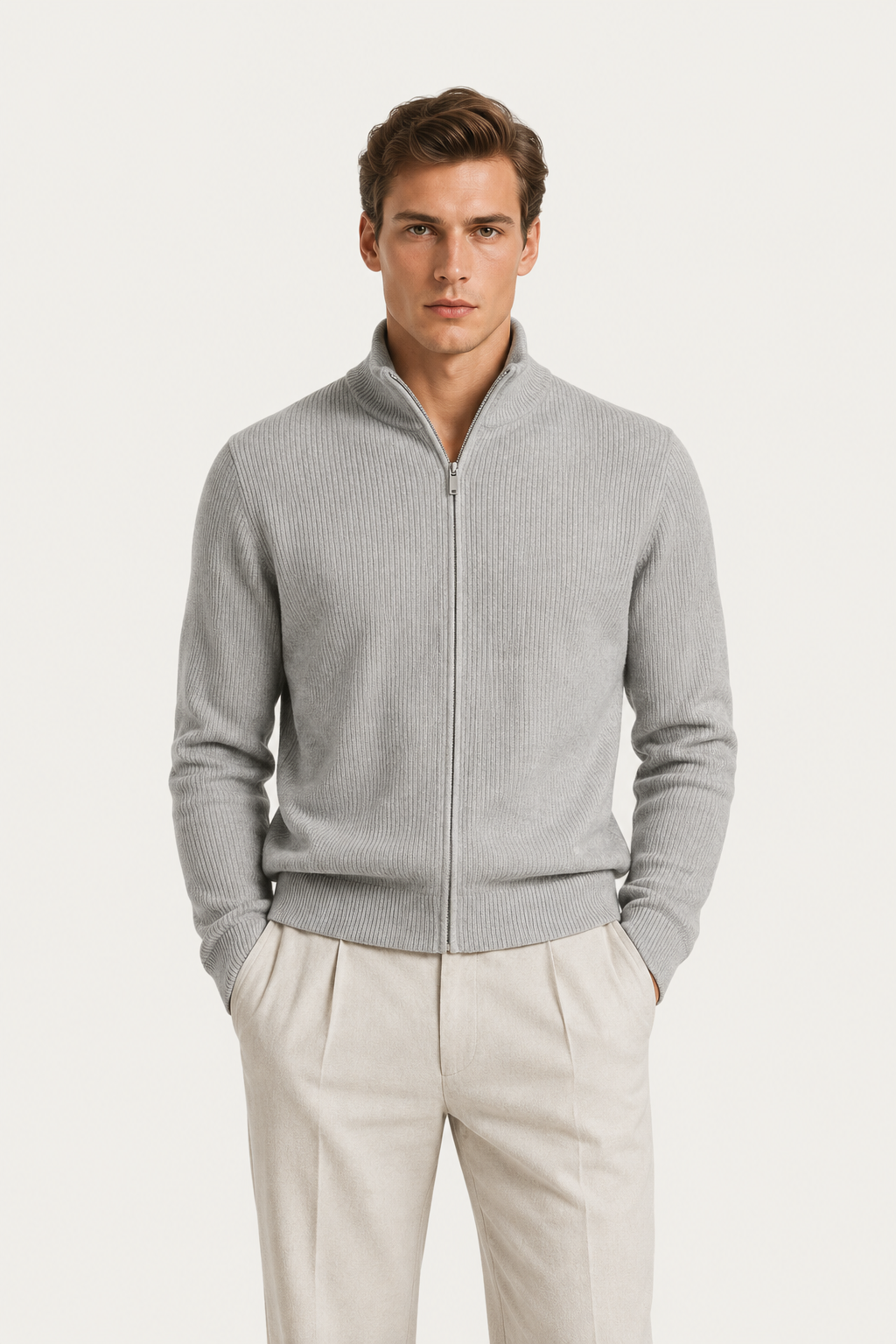 Lodève Zip Knit Gray