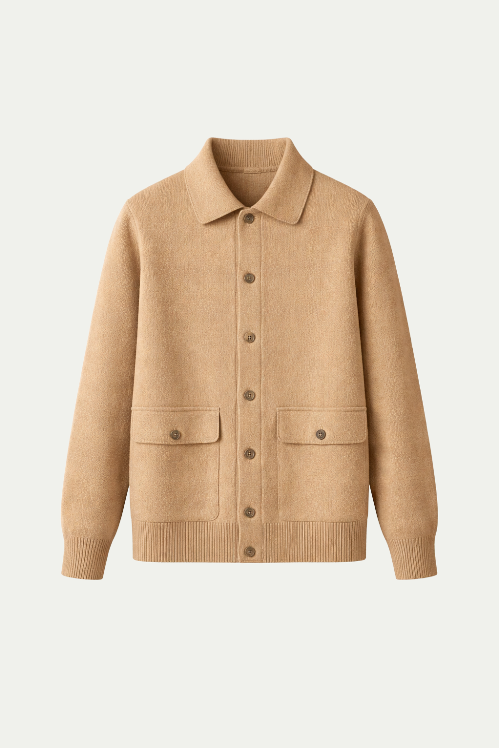Valmont Button Knit Camel