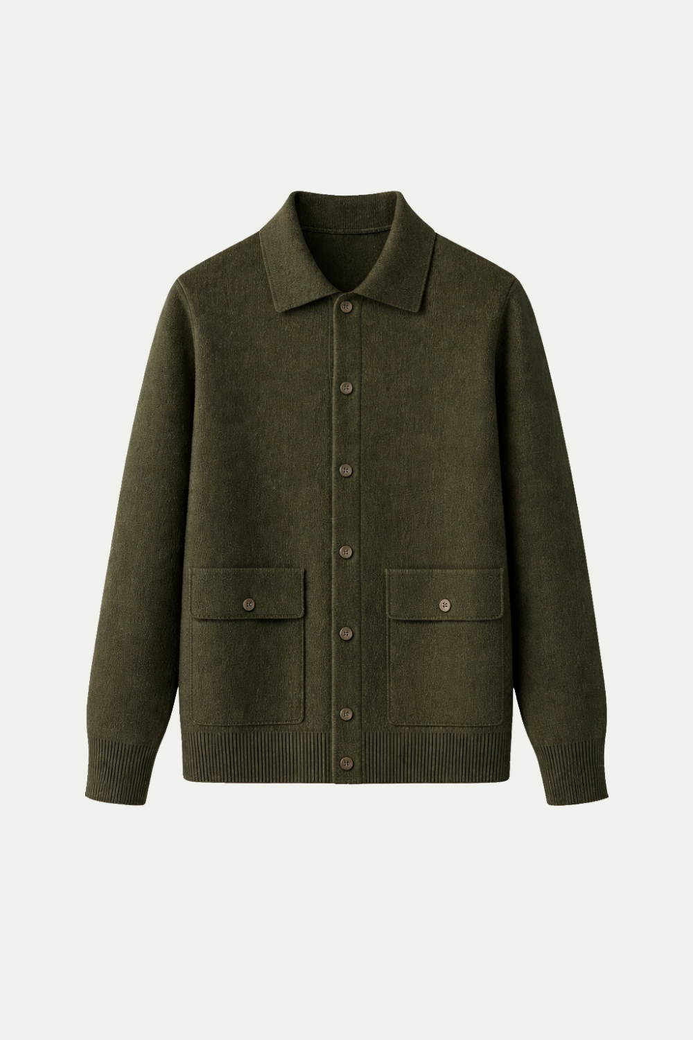 Valmont Button Knit Olive