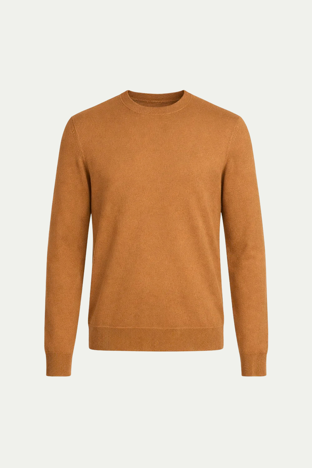 Fine Wool Crewneck Caramel