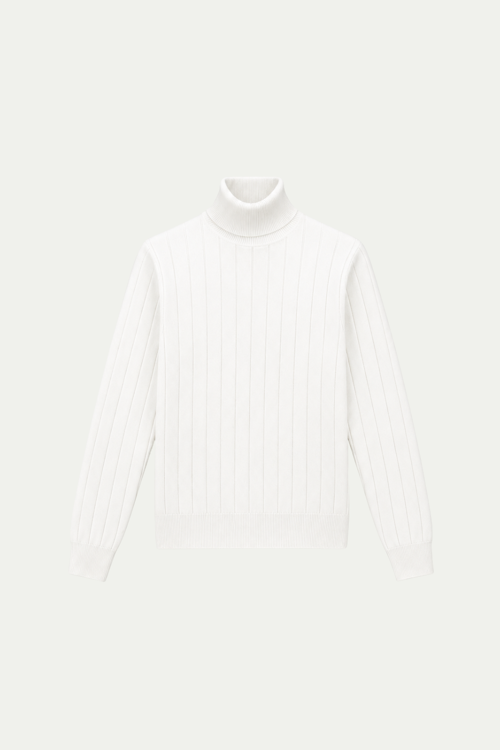 Tailored Turtleneck White