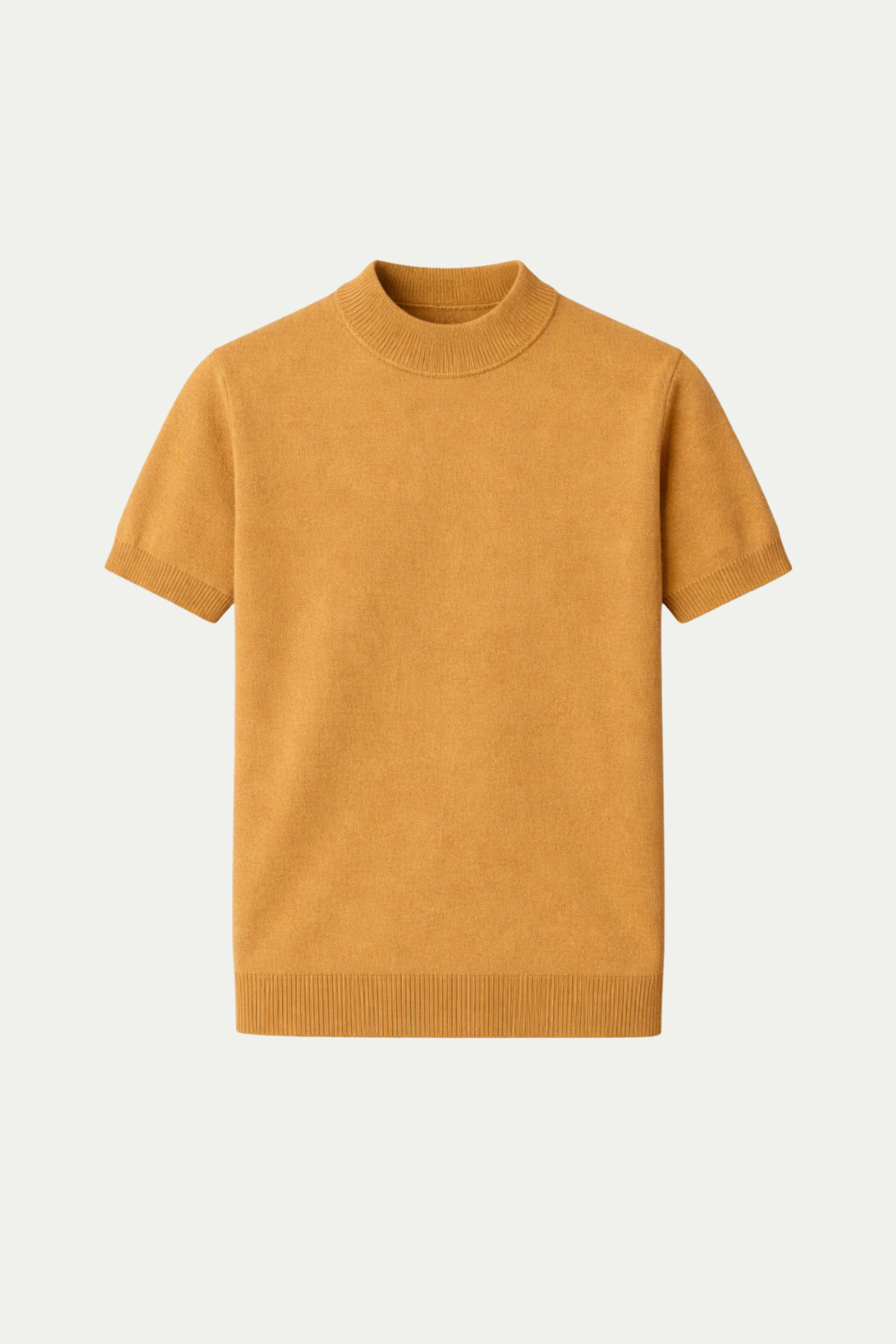 Azure Knit Tee Camel
