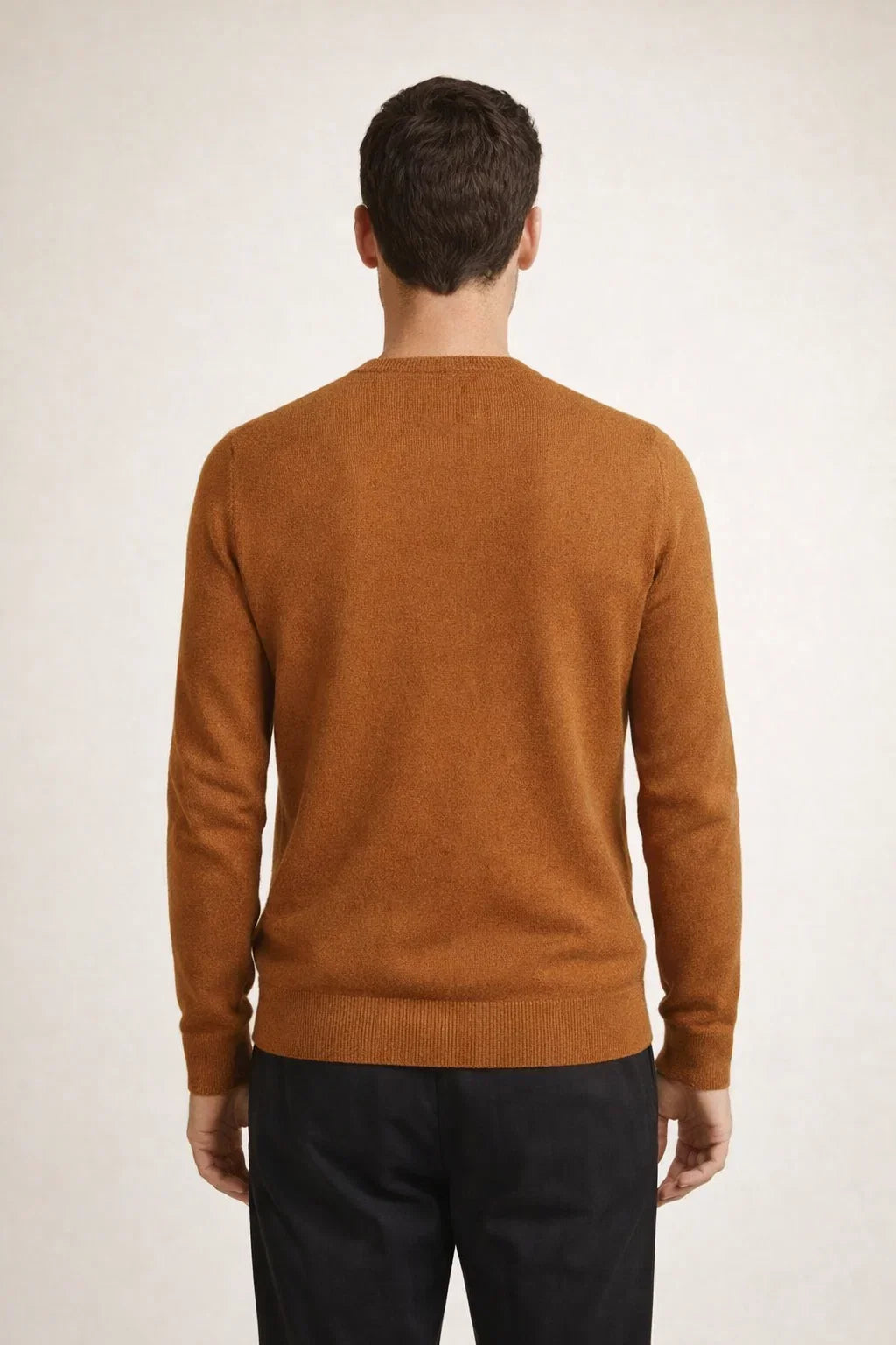 Fine Wool Crewneck Caramel