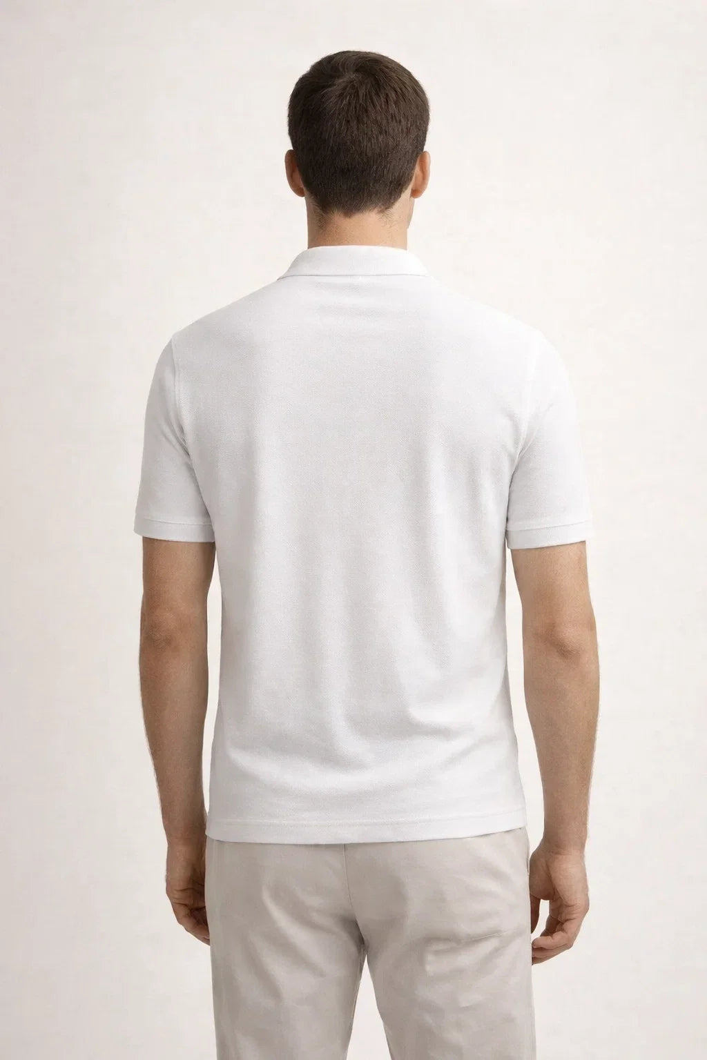 Riviera Terry Polo White