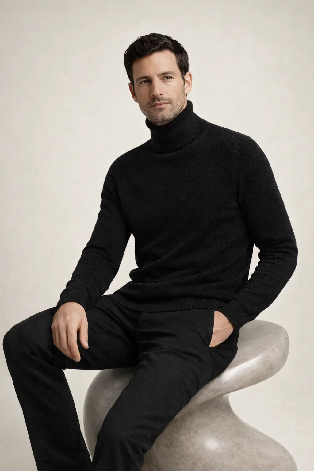 Intemporel Turtleneck Black