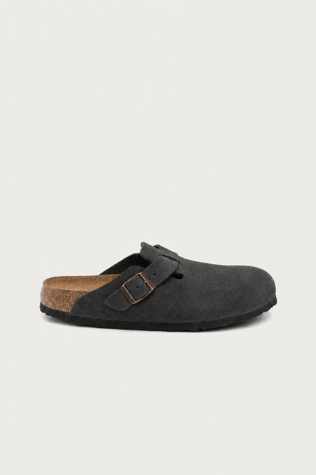 Montreux Suede Clog Dark Grey