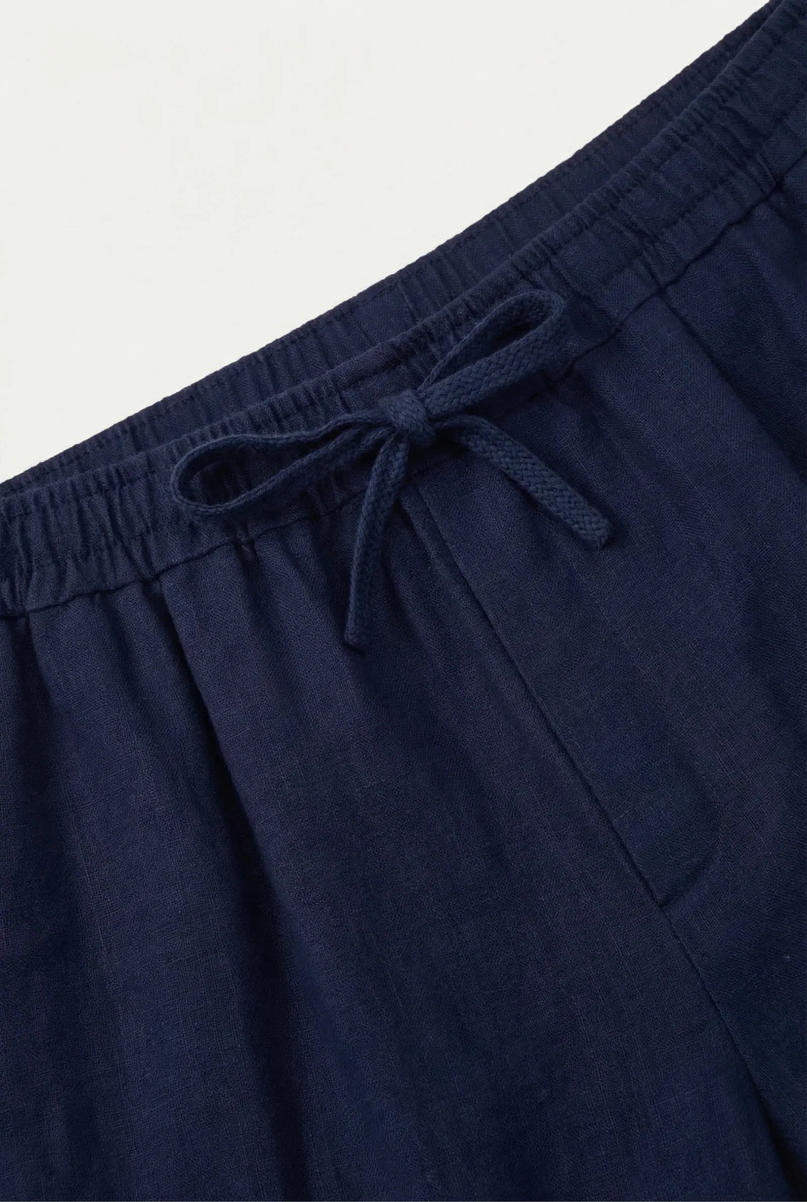 Navy Linen Bayside Shorts