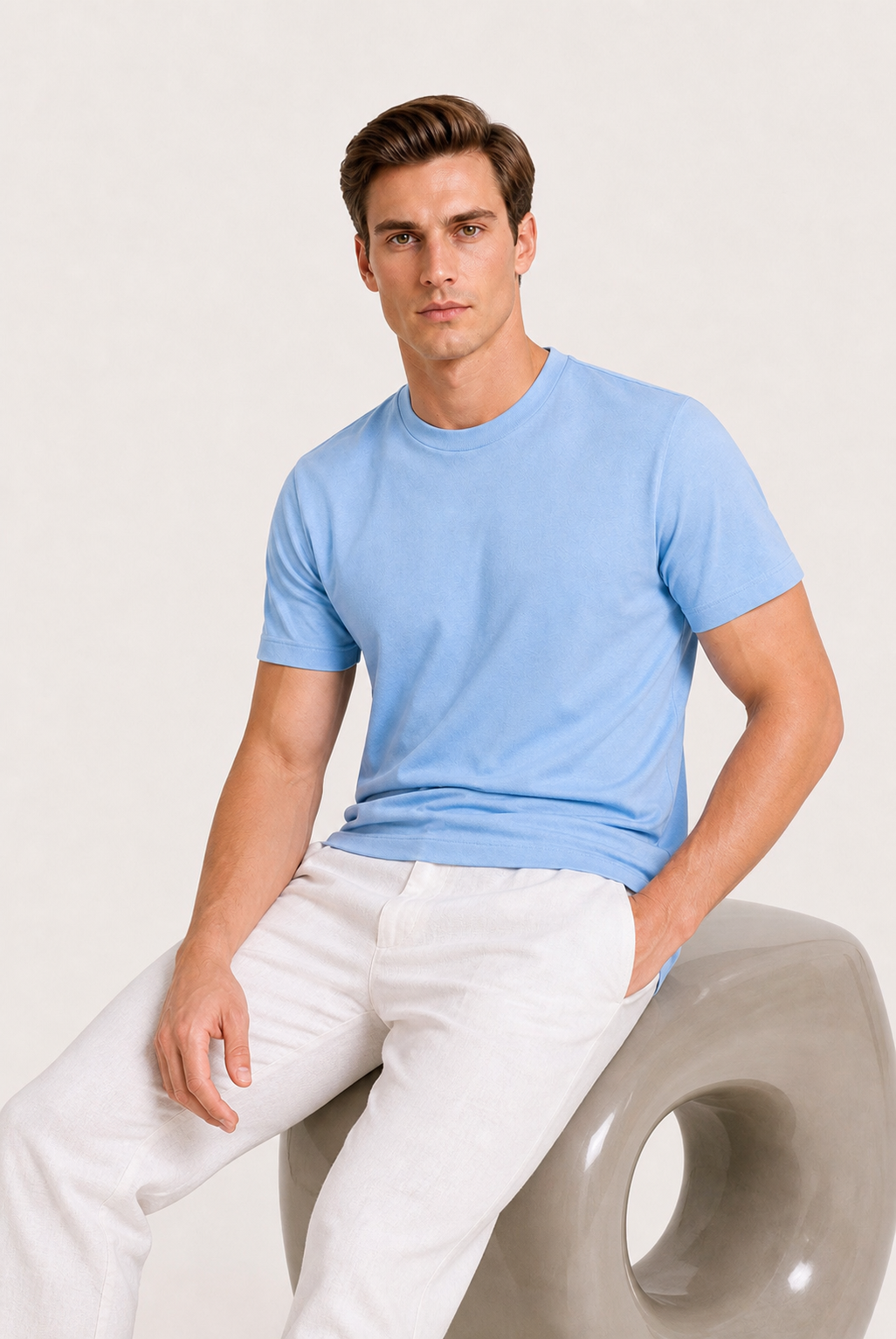 Azuro Tee Light Blue