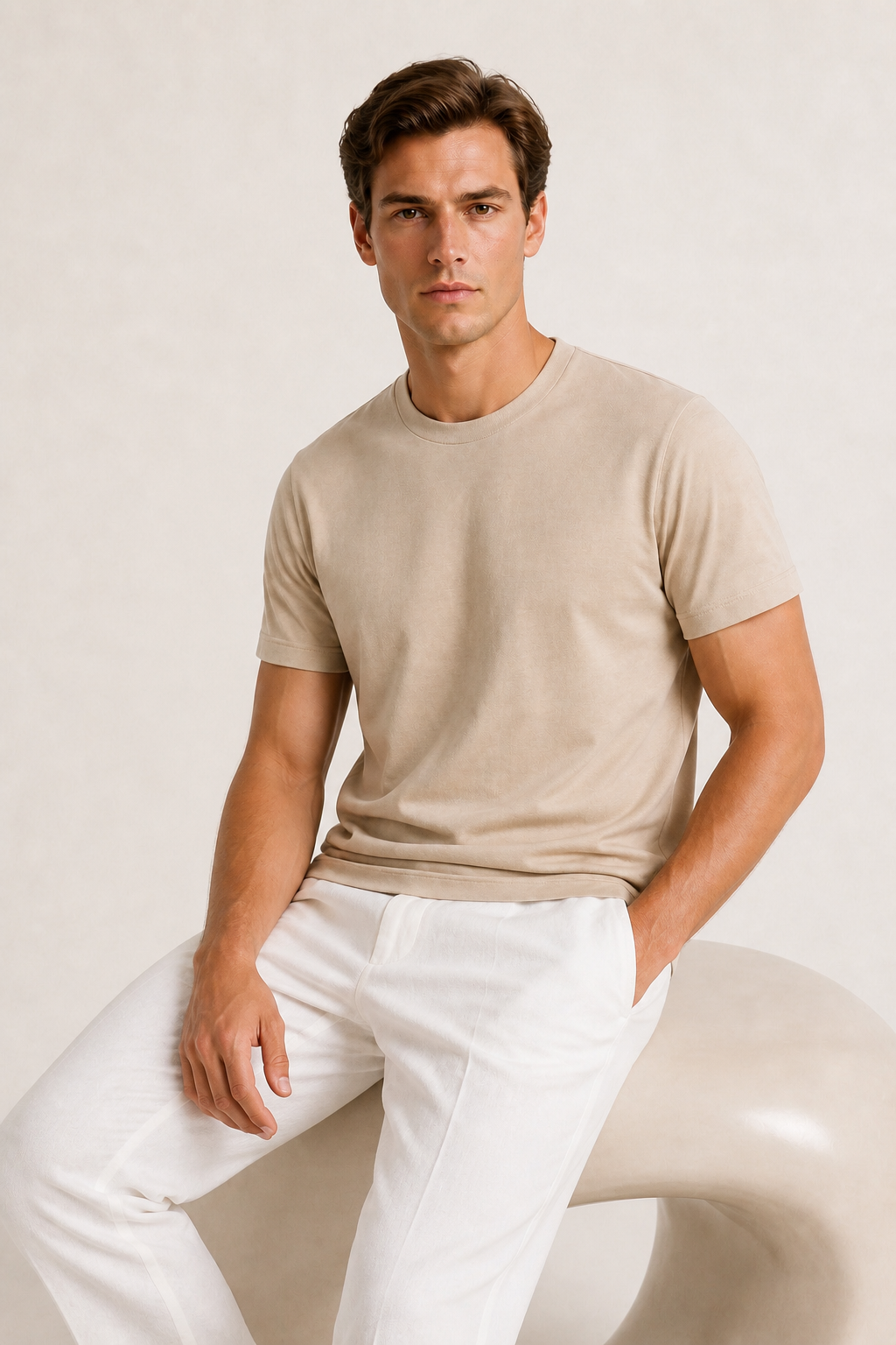 Azuro Tee Beige