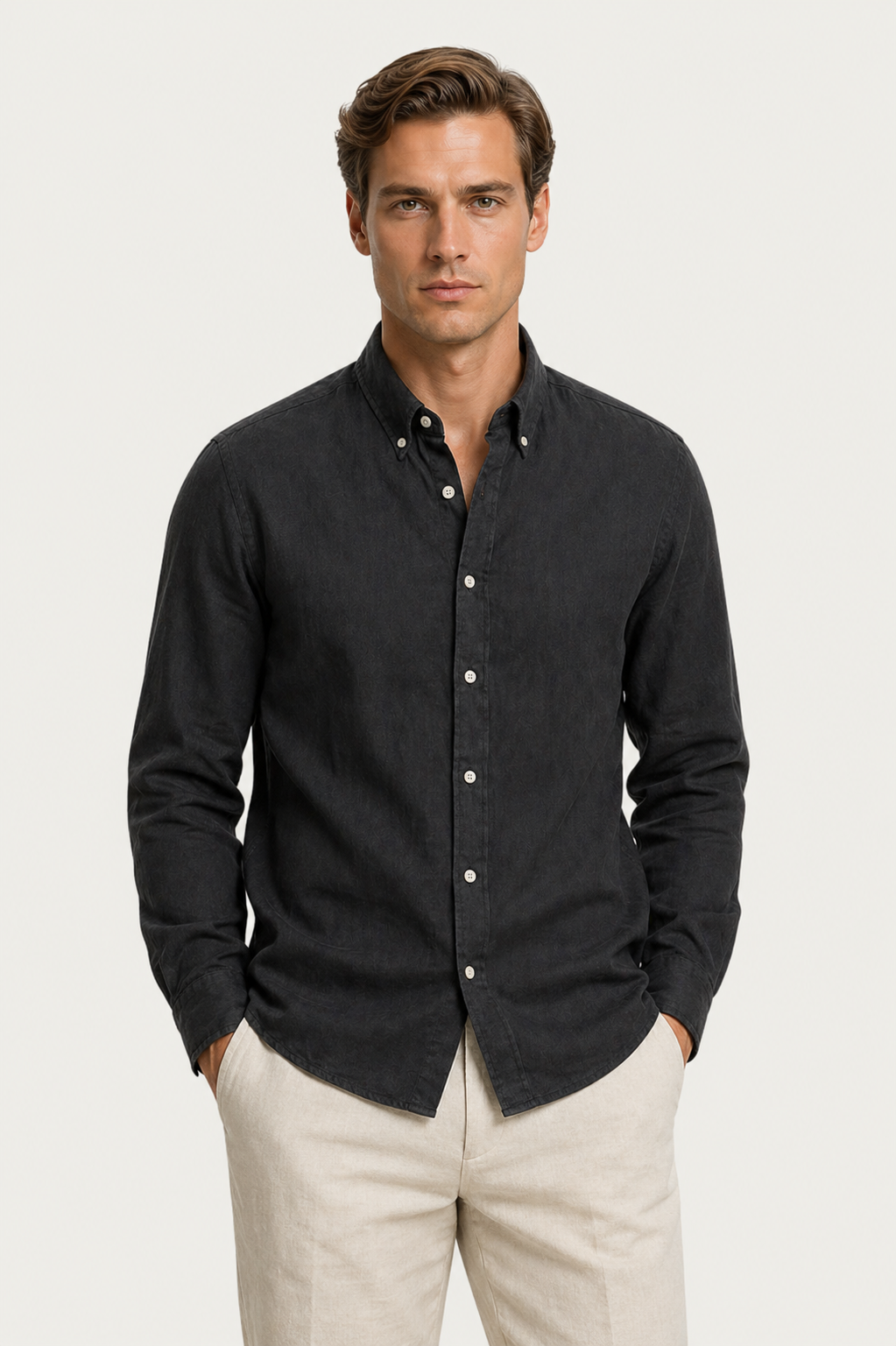 Haute Linen Shirt Black