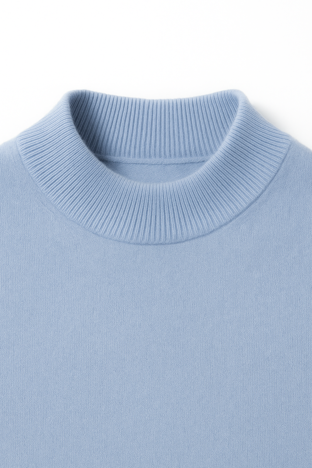 Azure Knit Tee Light Blue