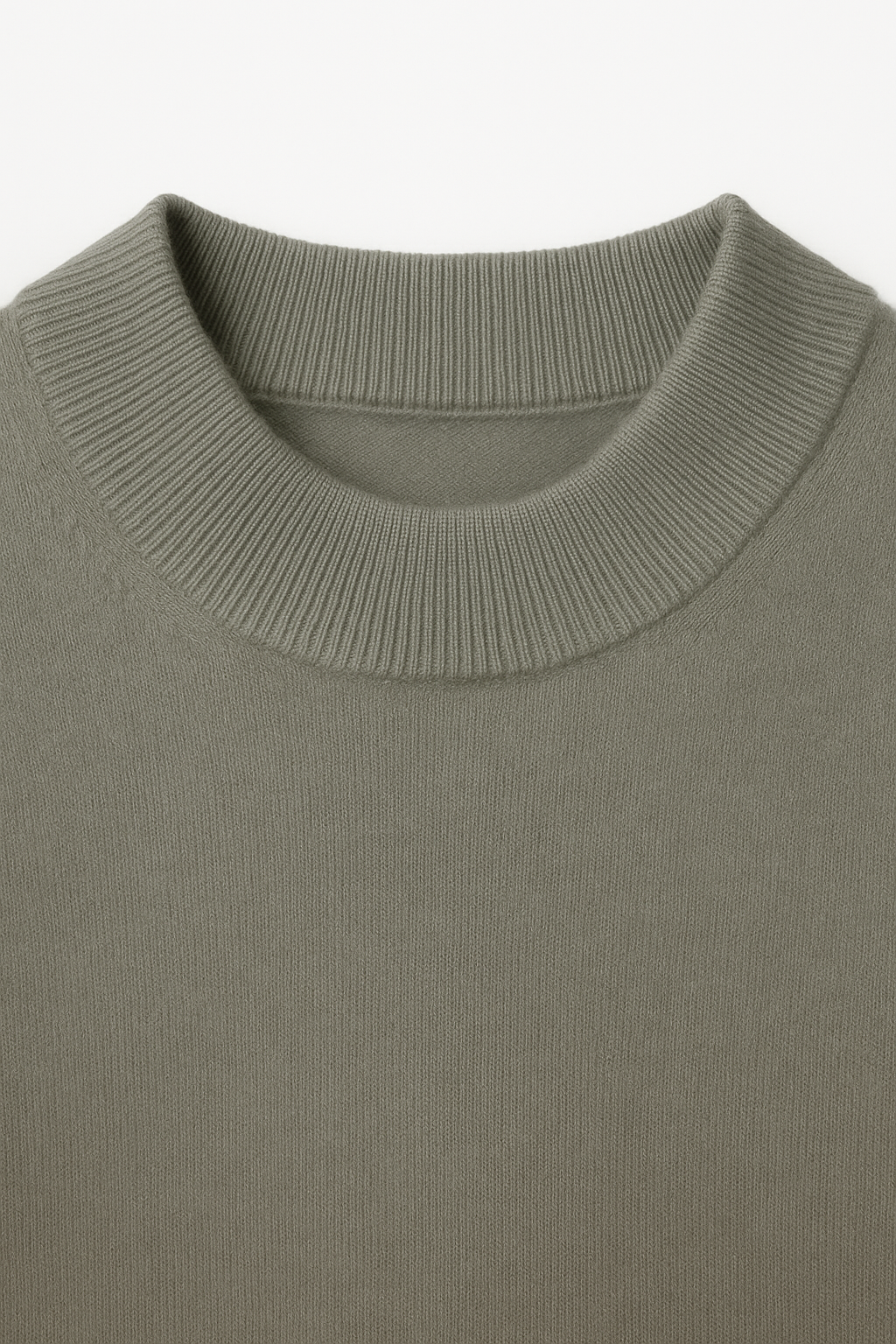Azure Knit Tee Stone Green