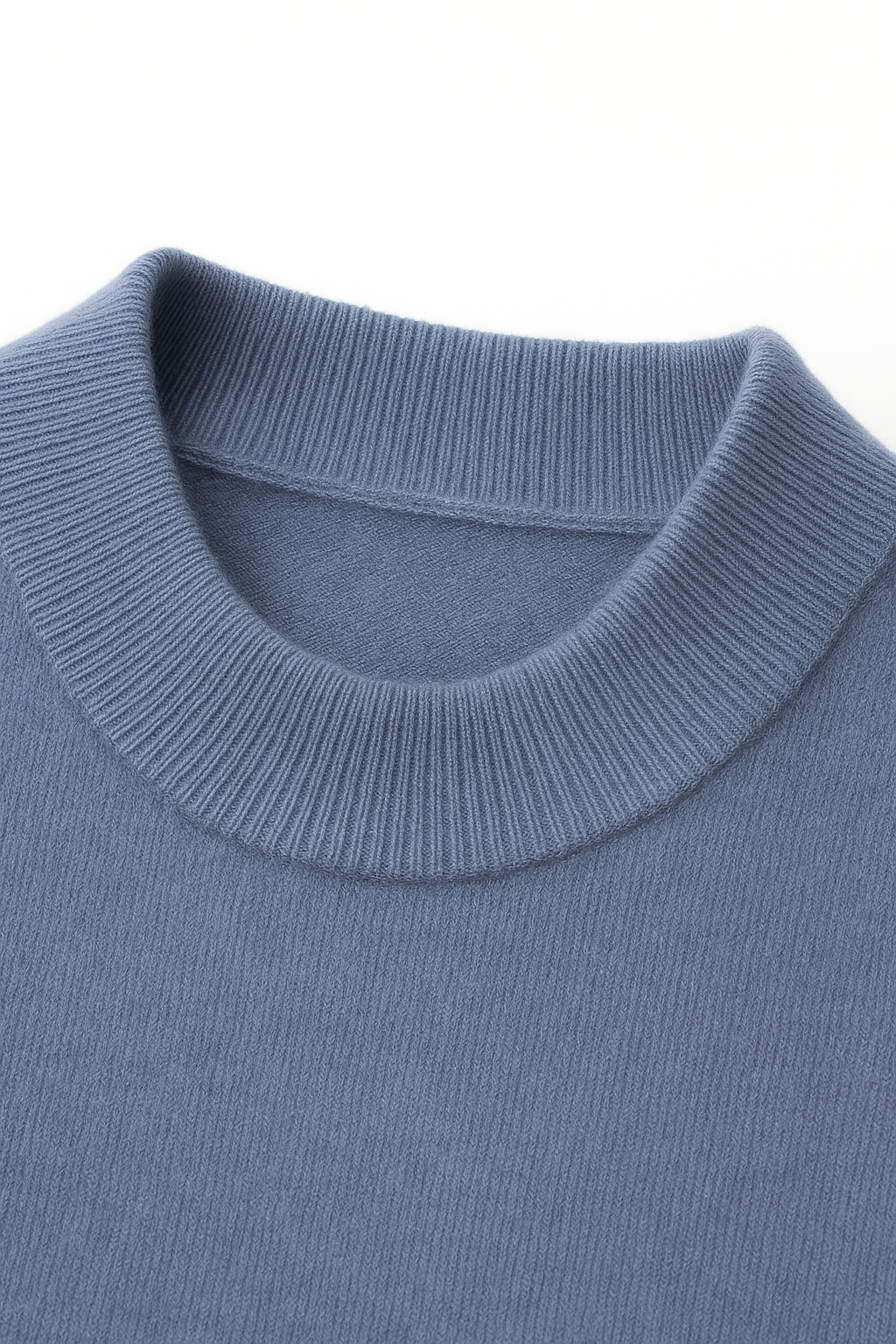 Azure Knit Tee Blue
