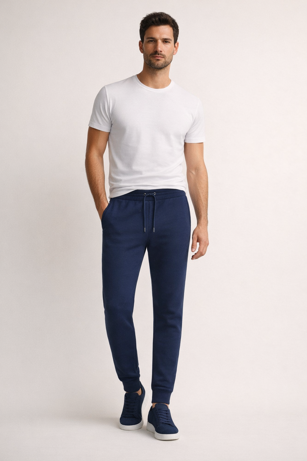 Contour Knit Jogger Navy
