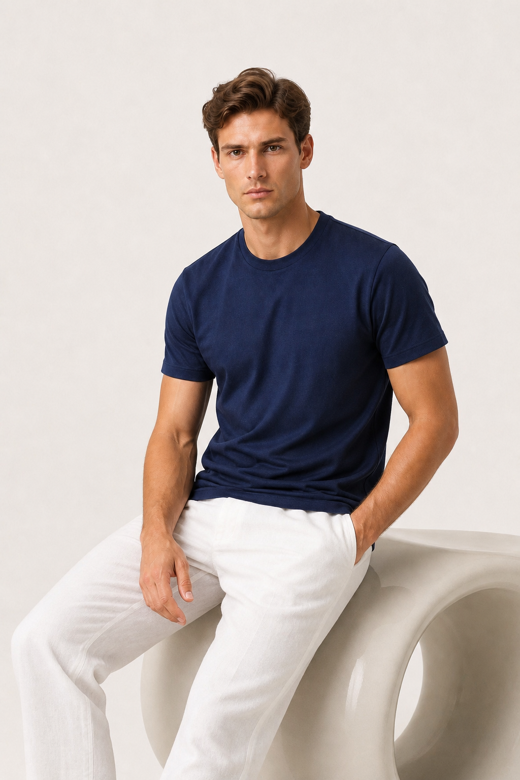Azuro Tee Navy